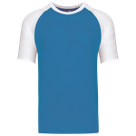 Aqua Blue / White