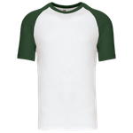 White / Forest Green