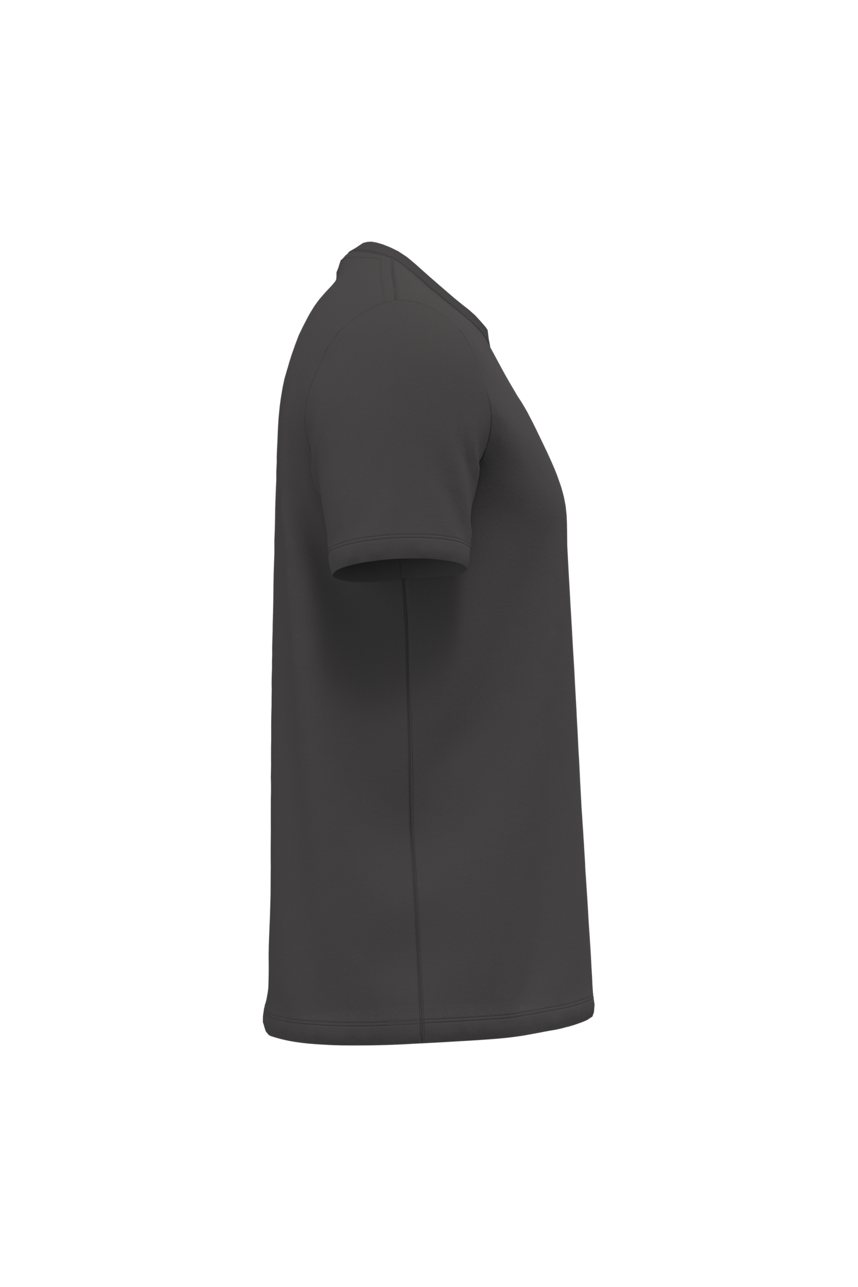 T-shirt manches courtes col rond unisexe — Dark Grey