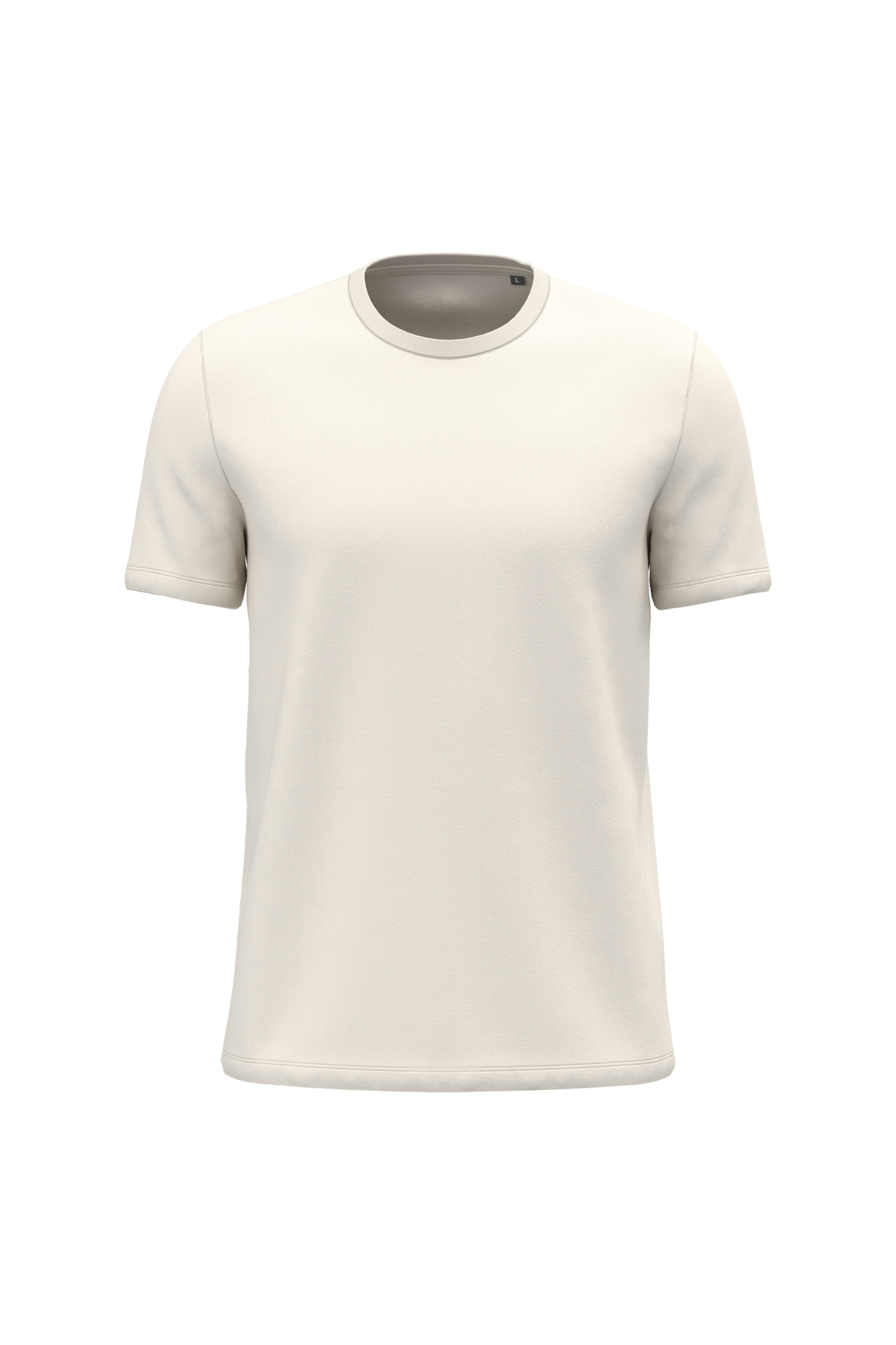 T-shirt manches courtes col rond unisexe — Coconut Milk
