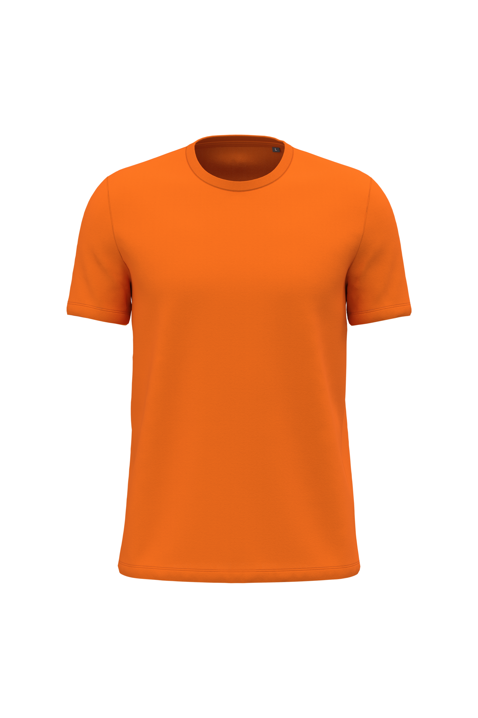 Camiseta de manga corta y cuello redondo unisex