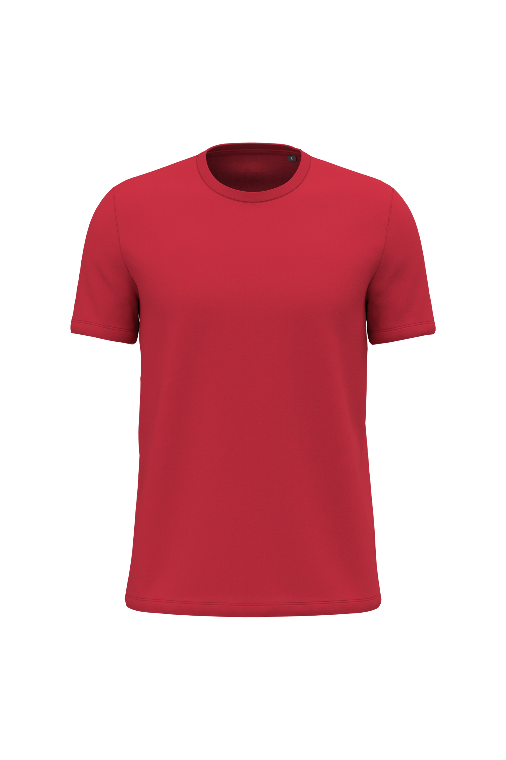 Camiseta de manga corta y cuello redondo unisex