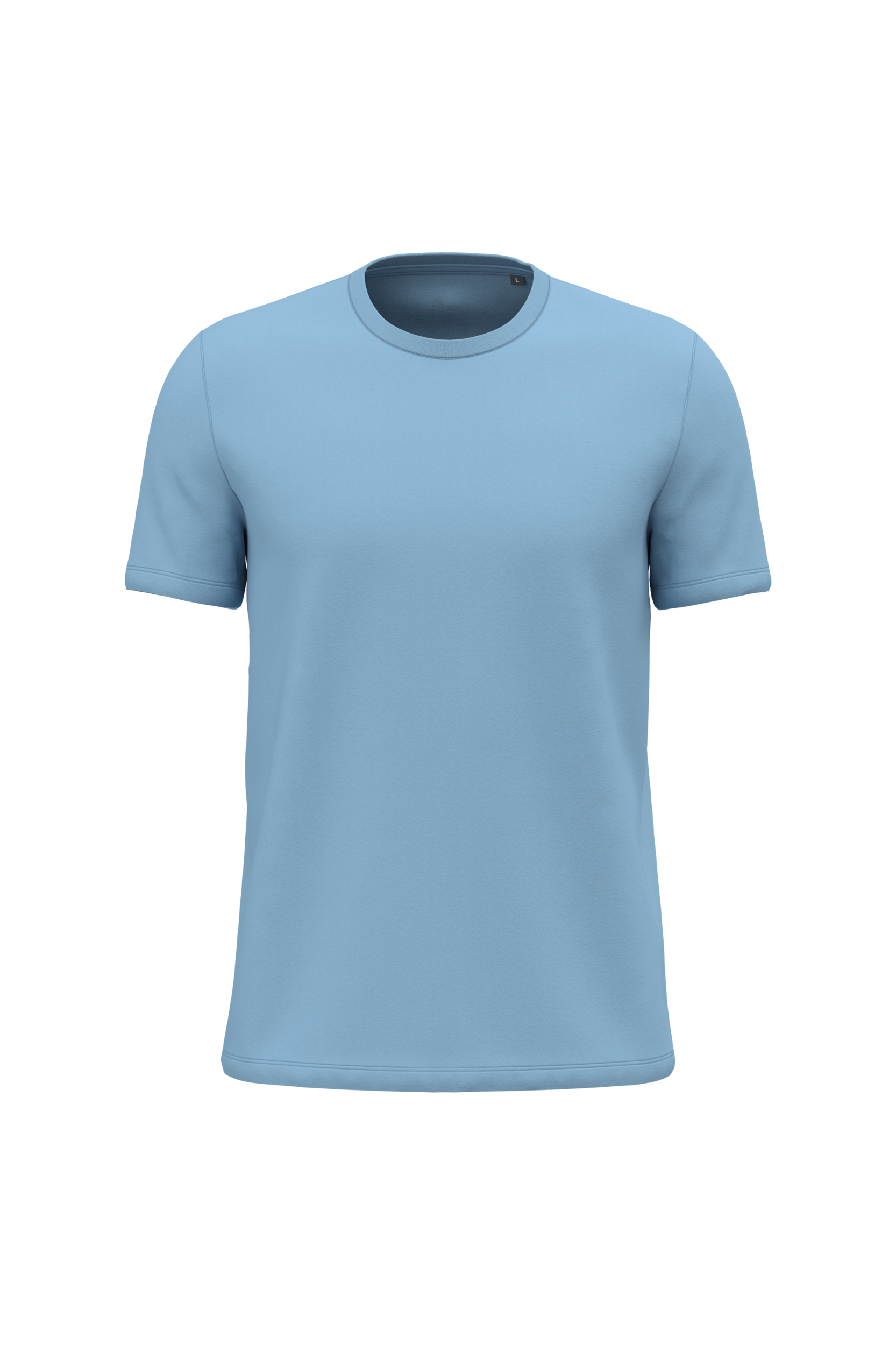 Camiseta de manga corta y cuello redondo unisex