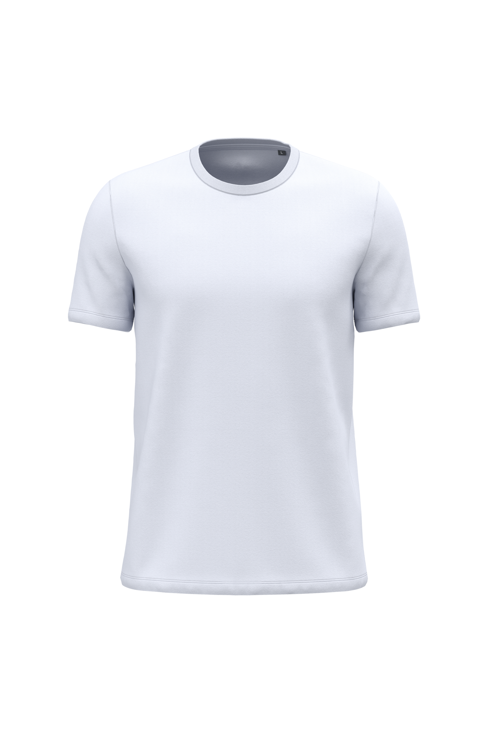 Camiseta de manga corta y cuello redondo unisex