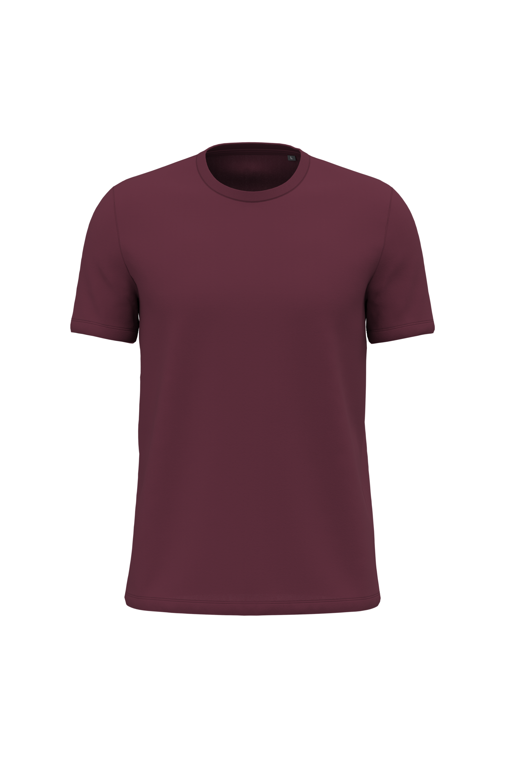 Camiseta de manga corta y cuello redondo unisex