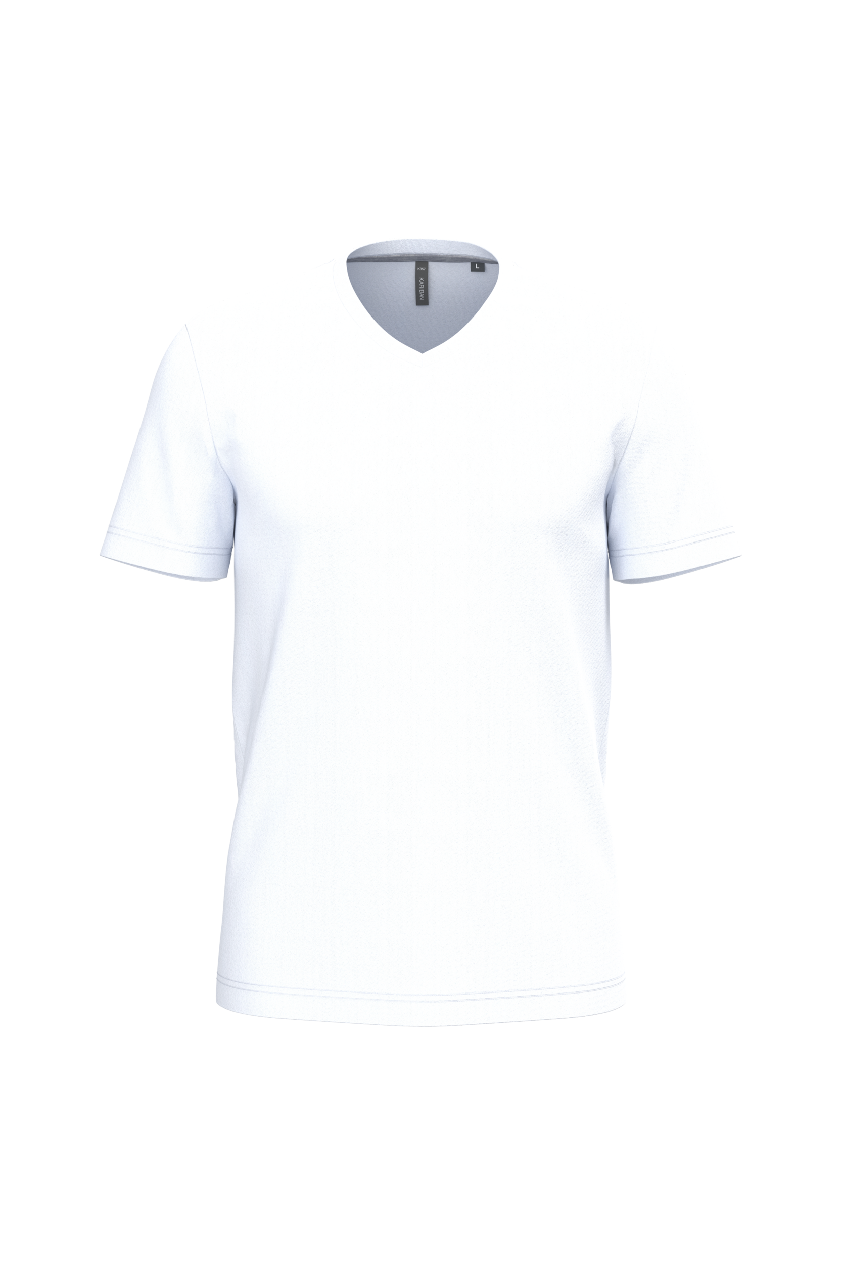 T-shirt col V manches courtes homme - Image 69