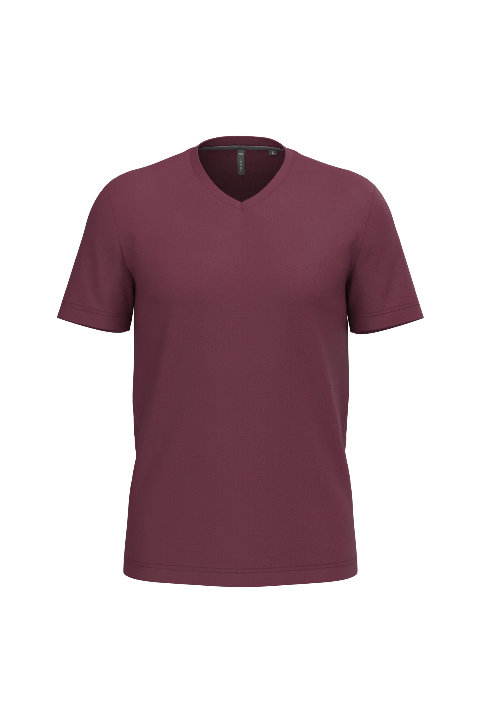 T-shirt col V manches courtes homme - Image 72