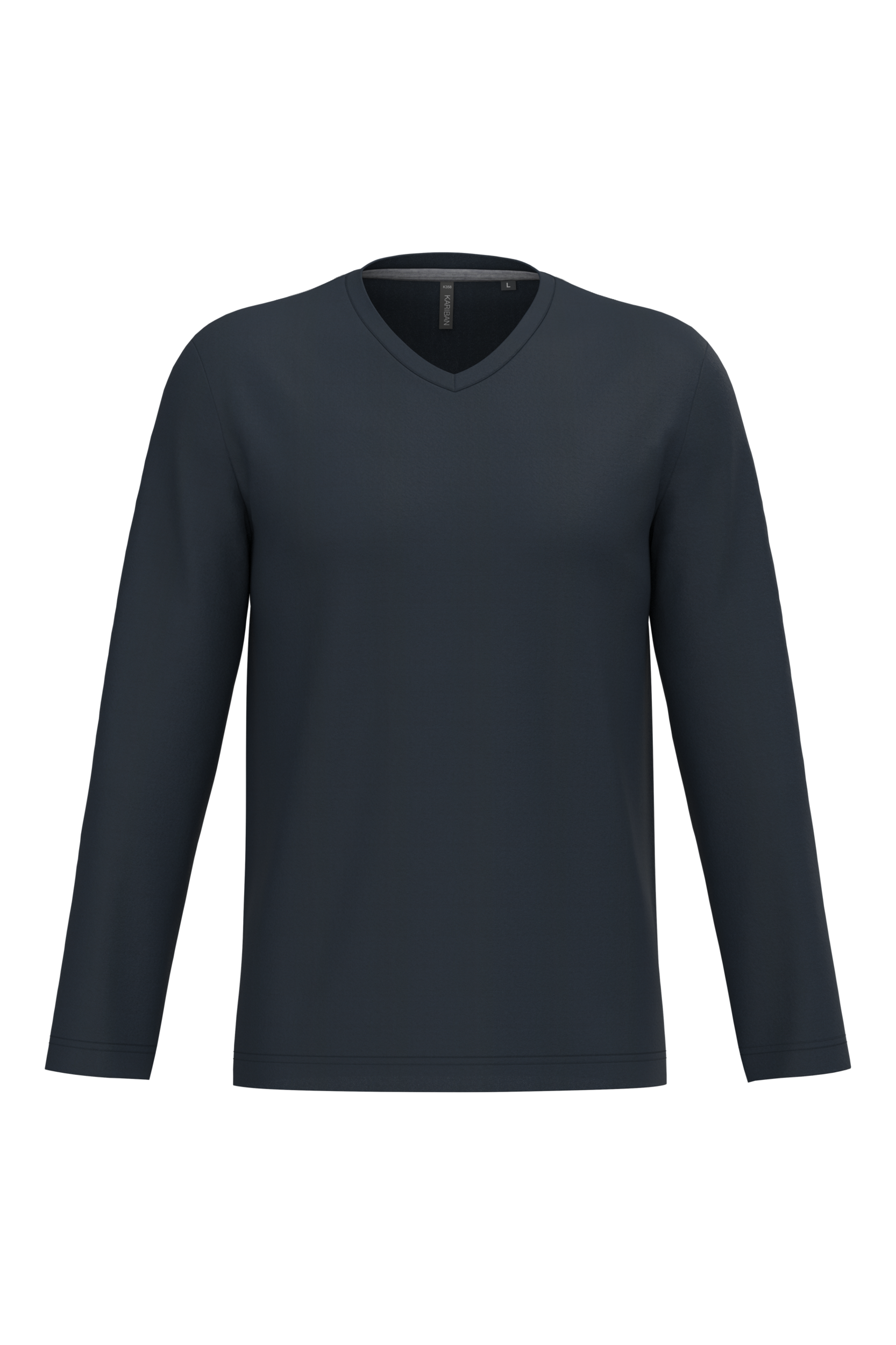 T-shirt col V manches longues homme - Image 41