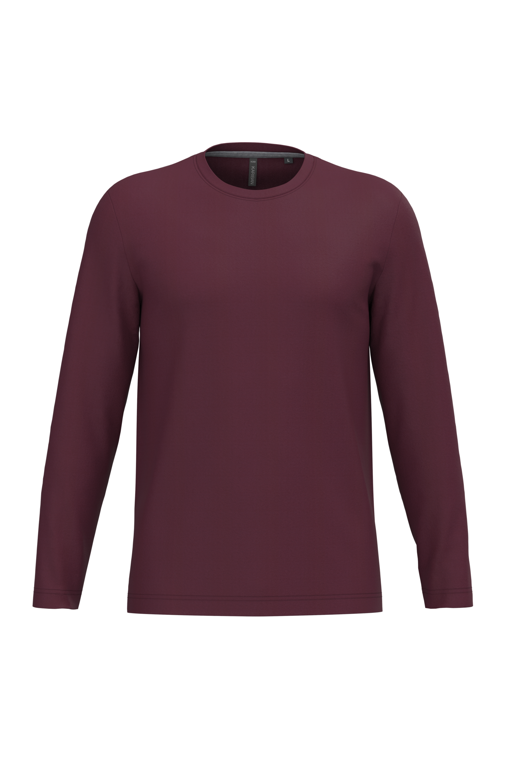 T-shirt col rond manches longues homme - Image 71