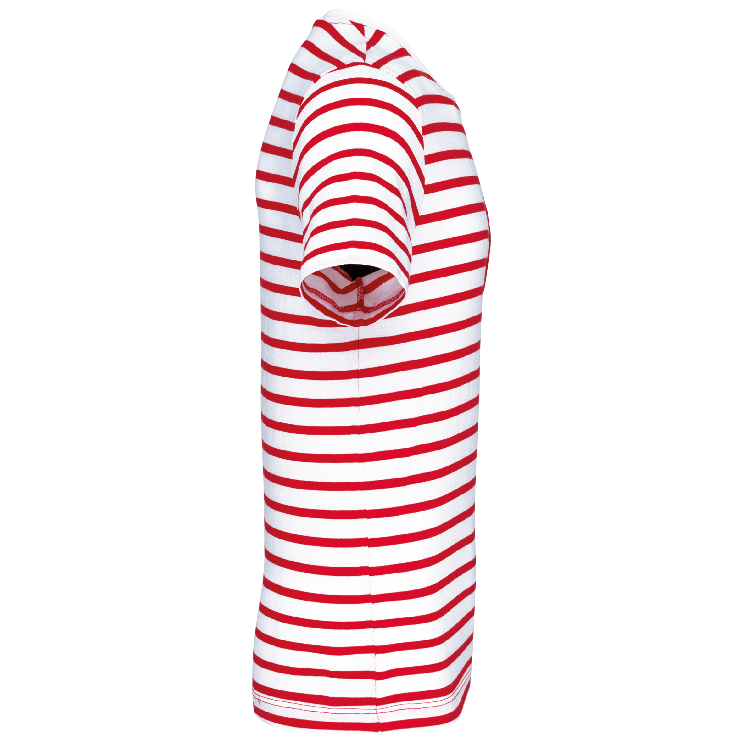 T-shirt rayé marin avec poche manches courtes homme - Image 13