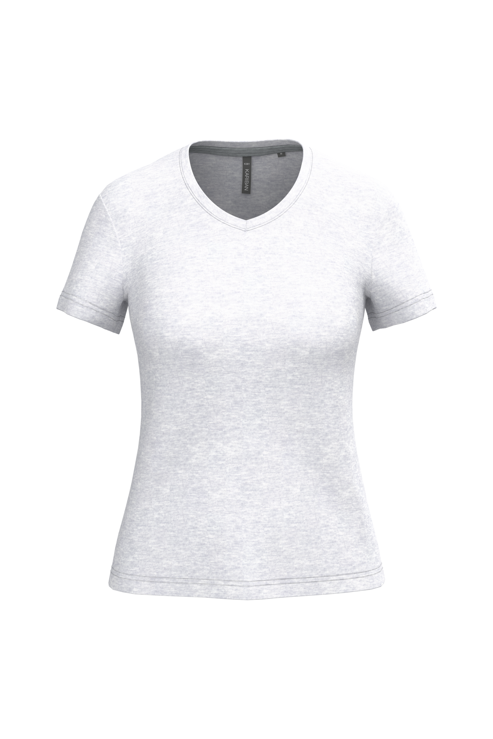 T-shirt col V manches courtes femme - Image 14