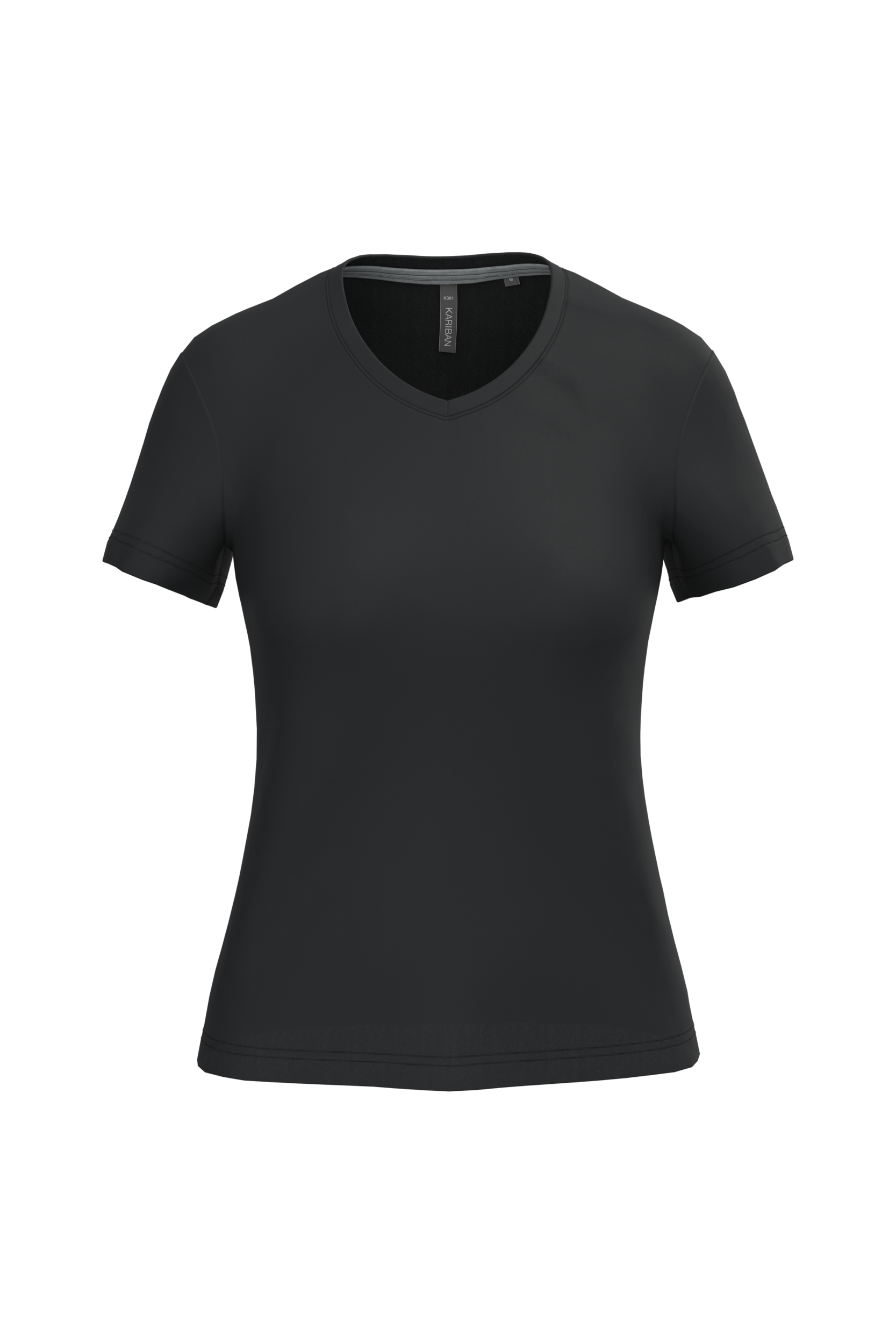 T-shirt col V manches courtes femme - Image 17