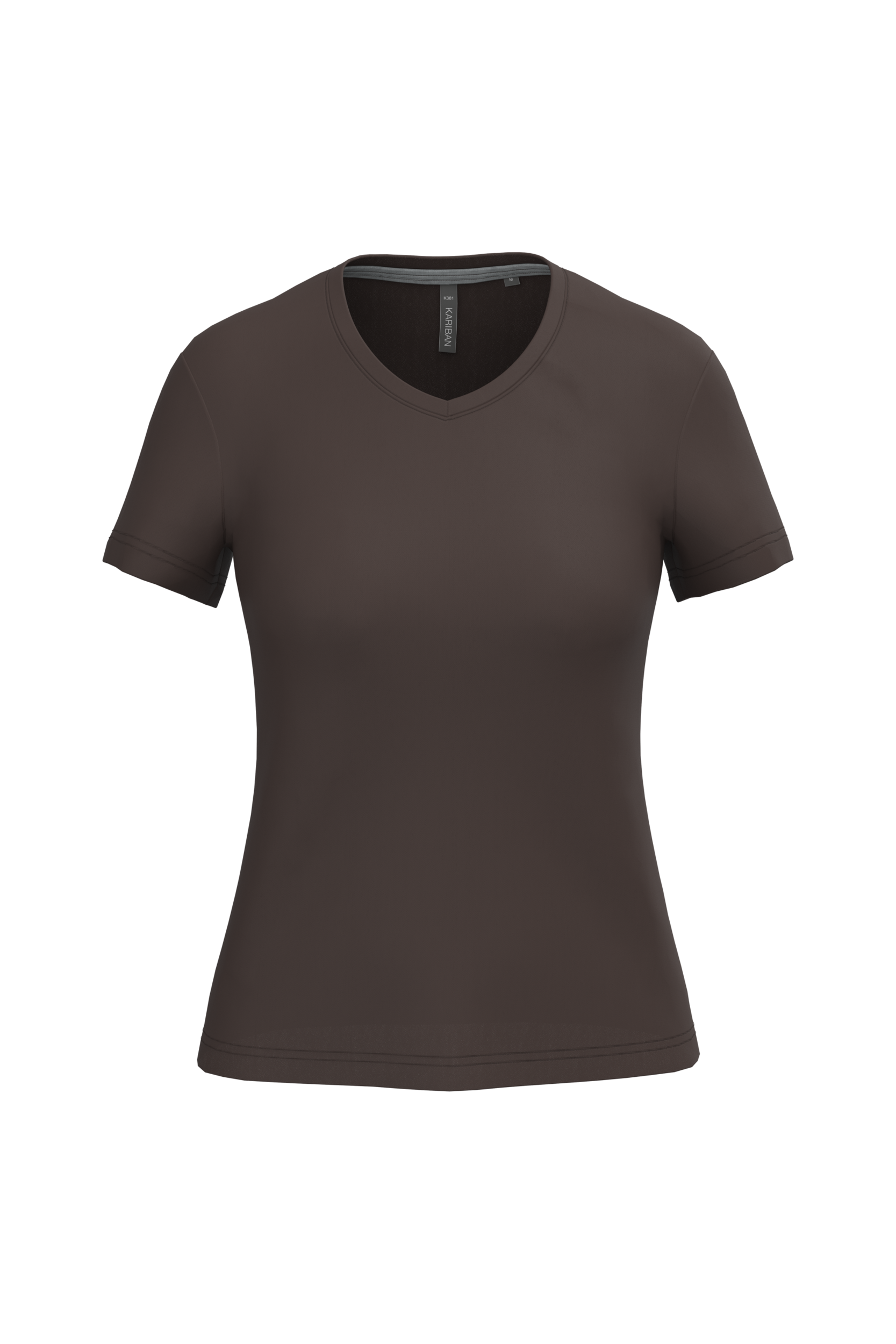 T-shirt col V manches courtes femme - Image 20