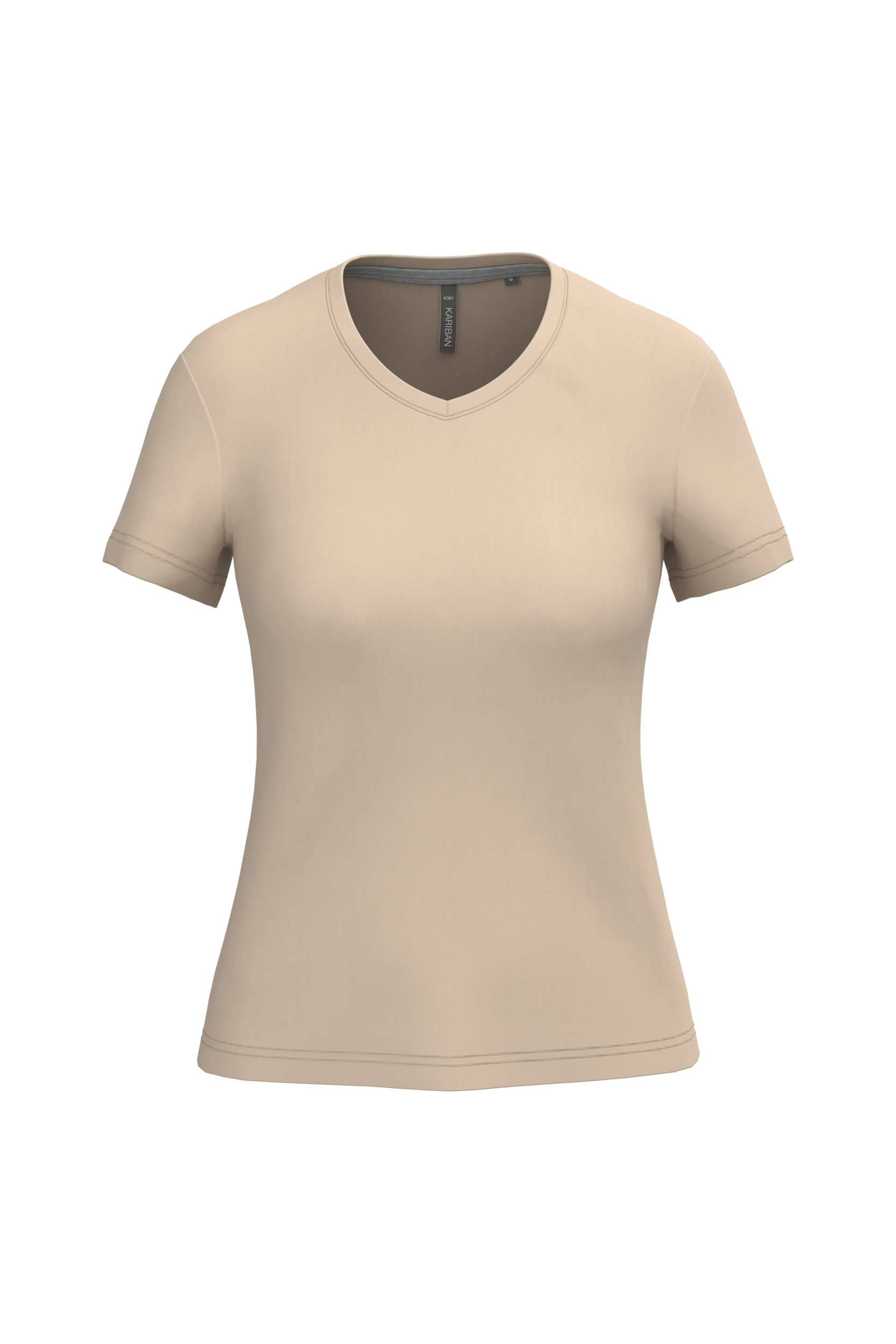 T-shirt col V manches courtes femme - Image 41