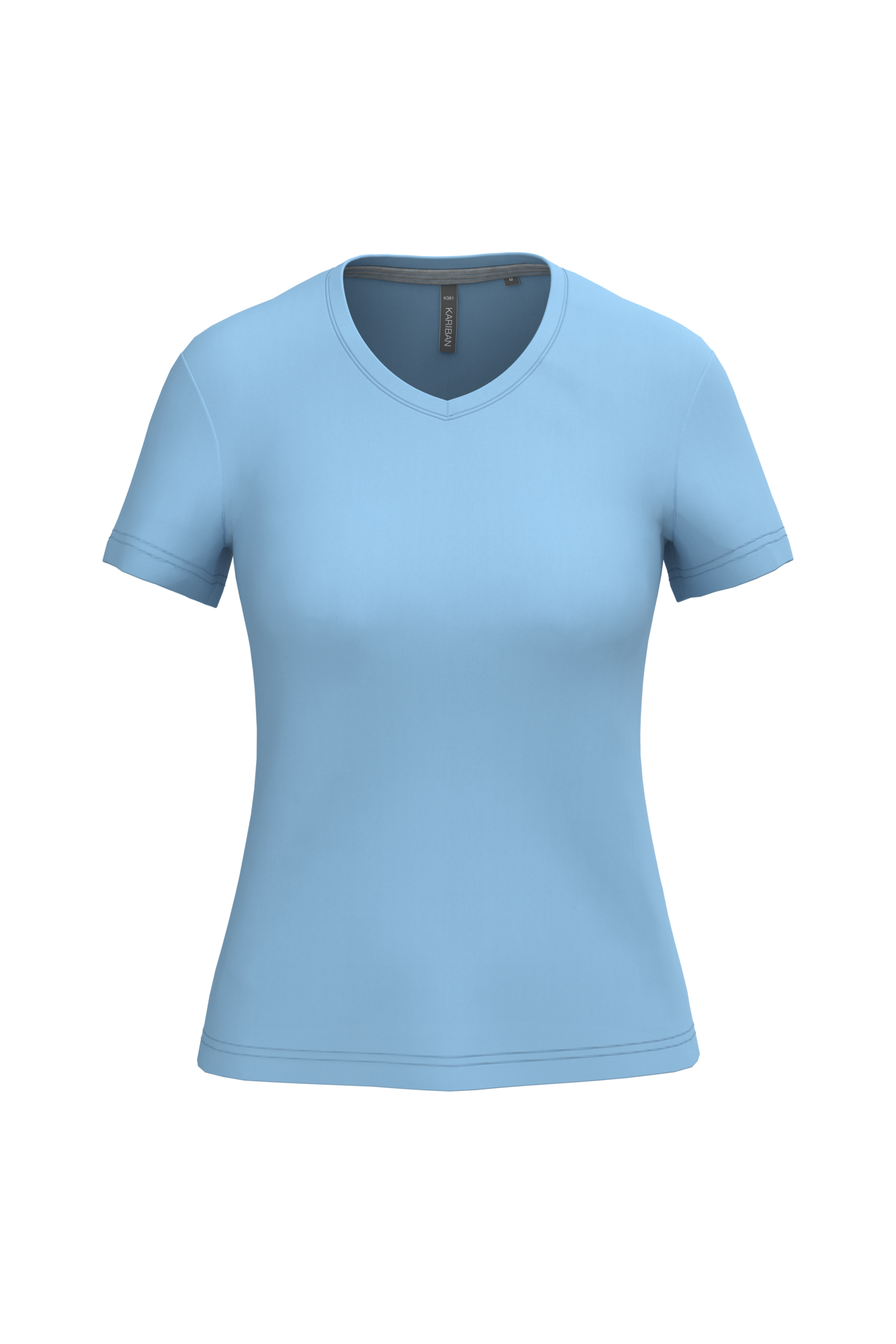T-shirt col V manches courtes femme - Image 65