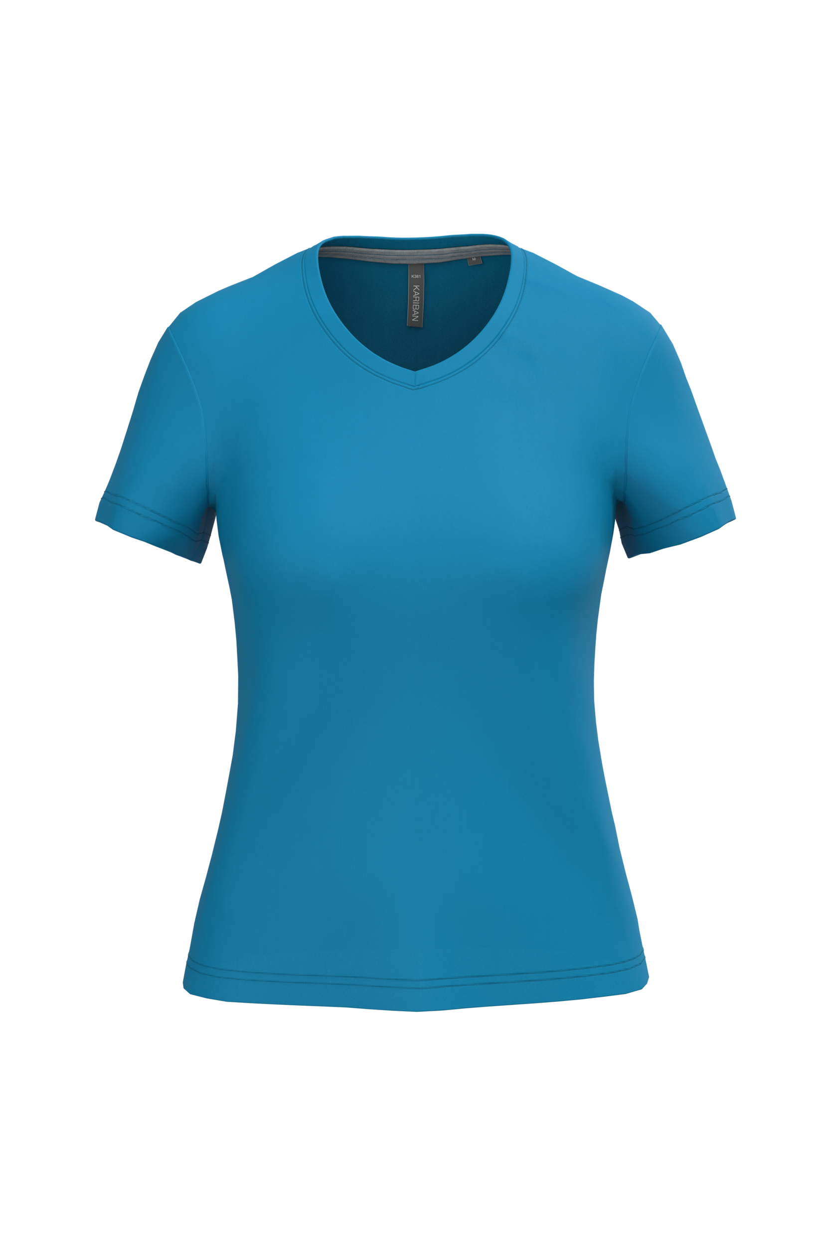 T-shirt col V manches courtes femme - Image 68