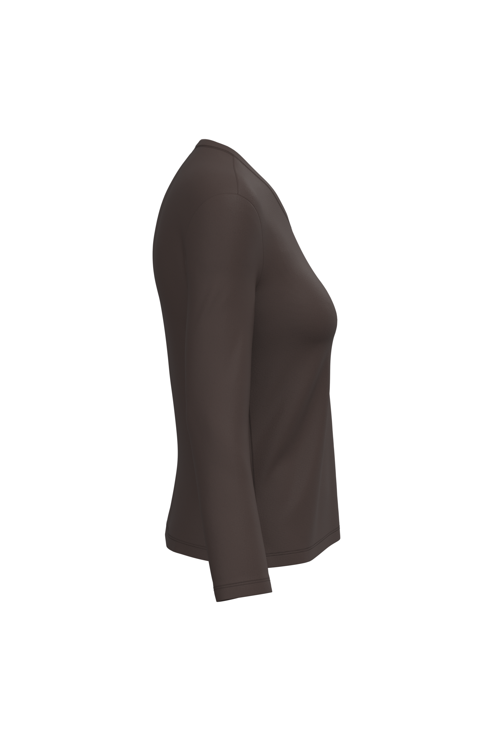 T-shirt col V manches longues femme - Image 15