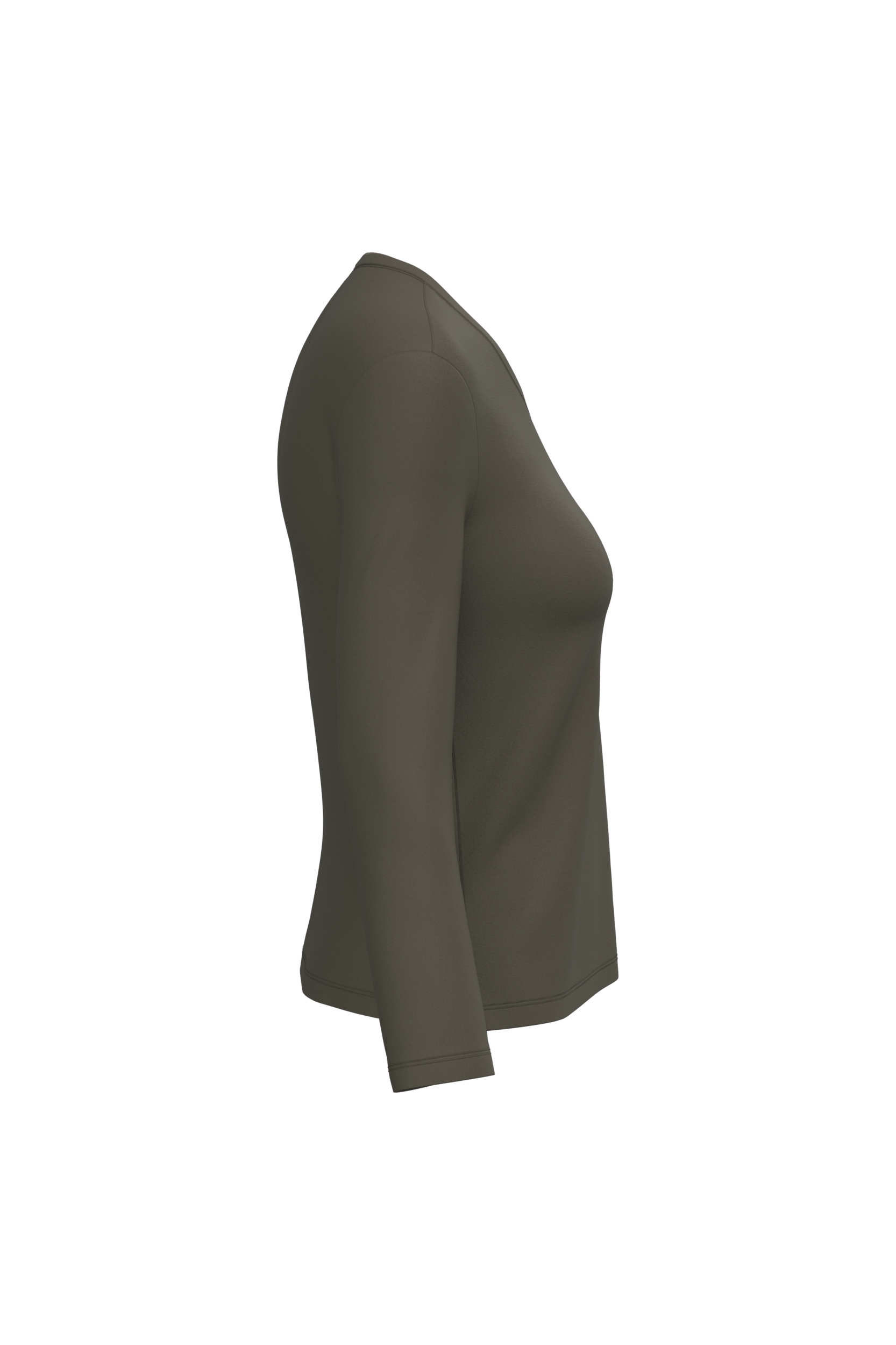 T-shirt col V manches longues femme - Image 21