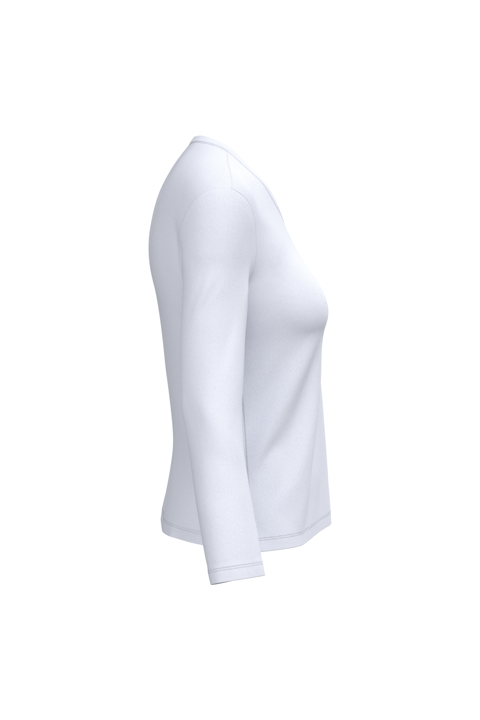 T-shirt col V manches longues femme - Image 66