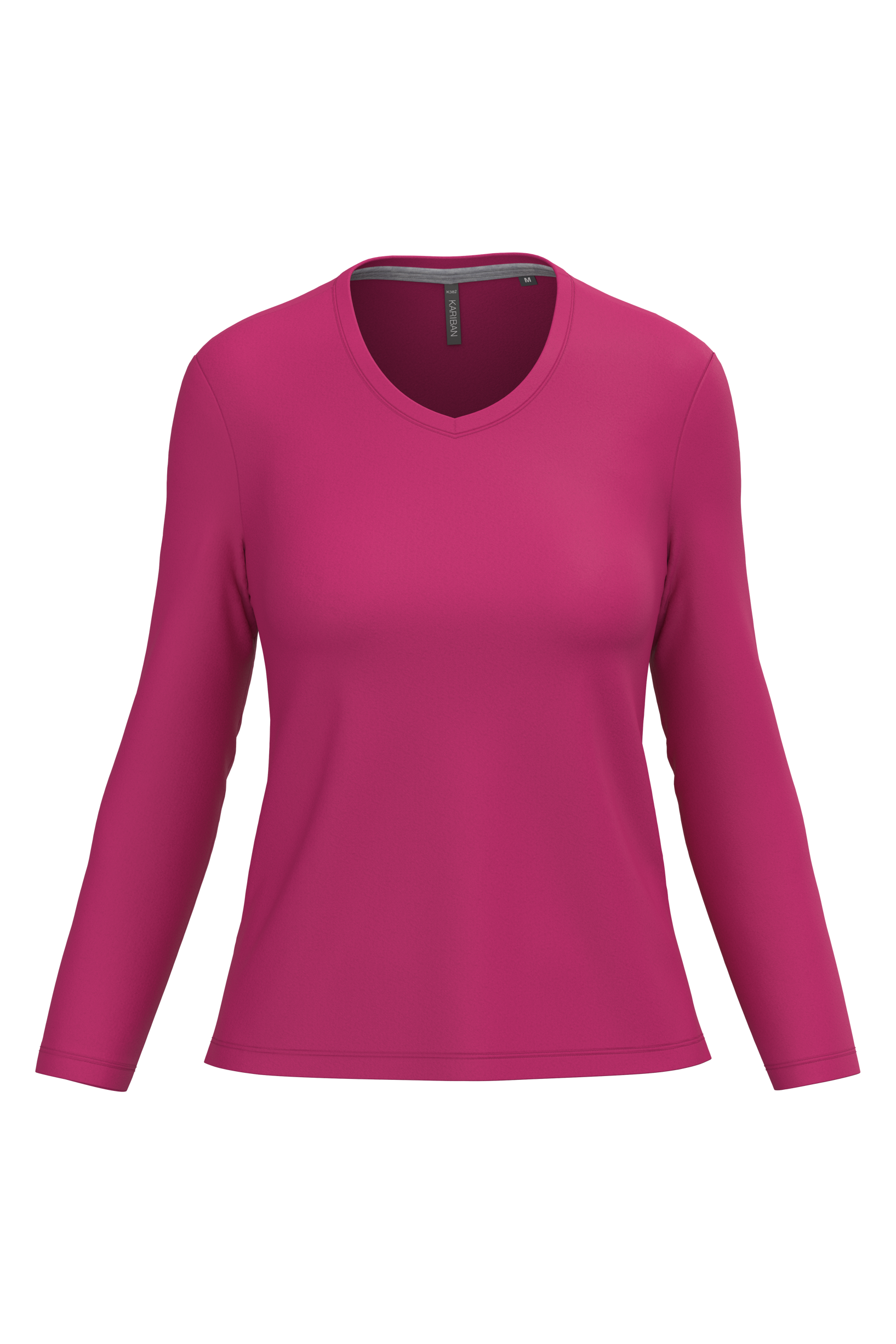 T-shirt col V manches longues femme - Image 26