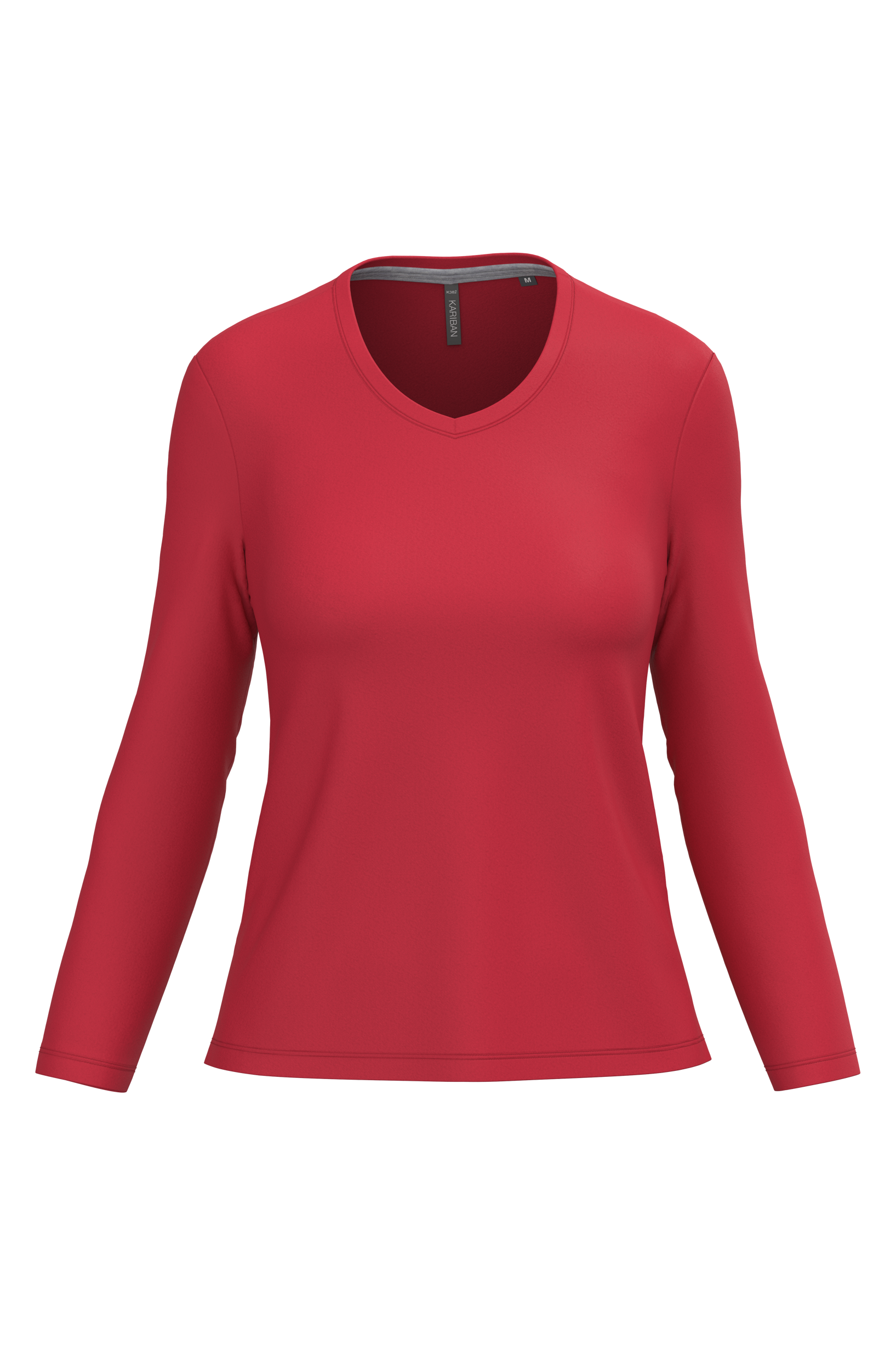 T-shirt col V manches longues femme - Image 53