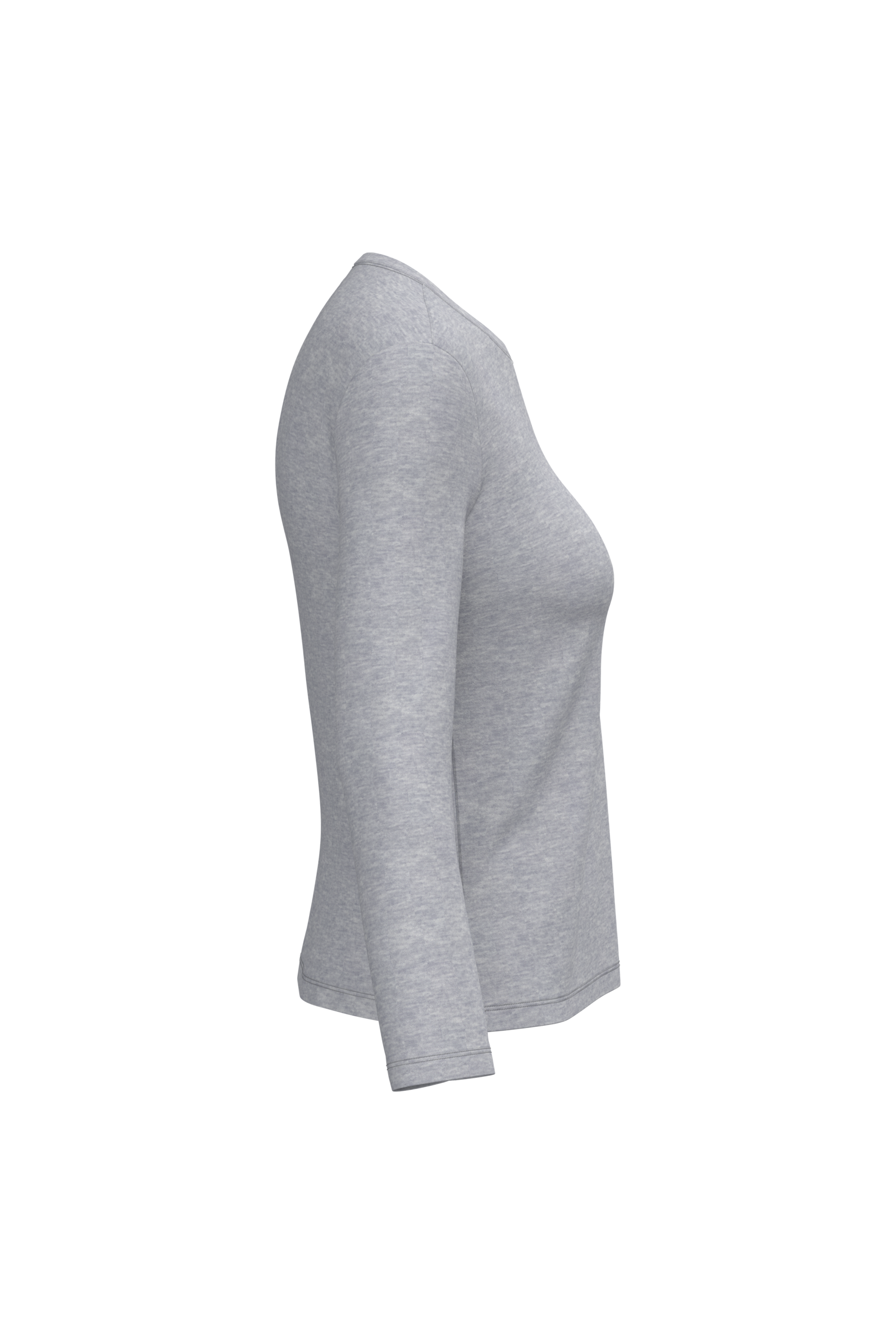 T-shirt col rond manches longues femme - Image 51