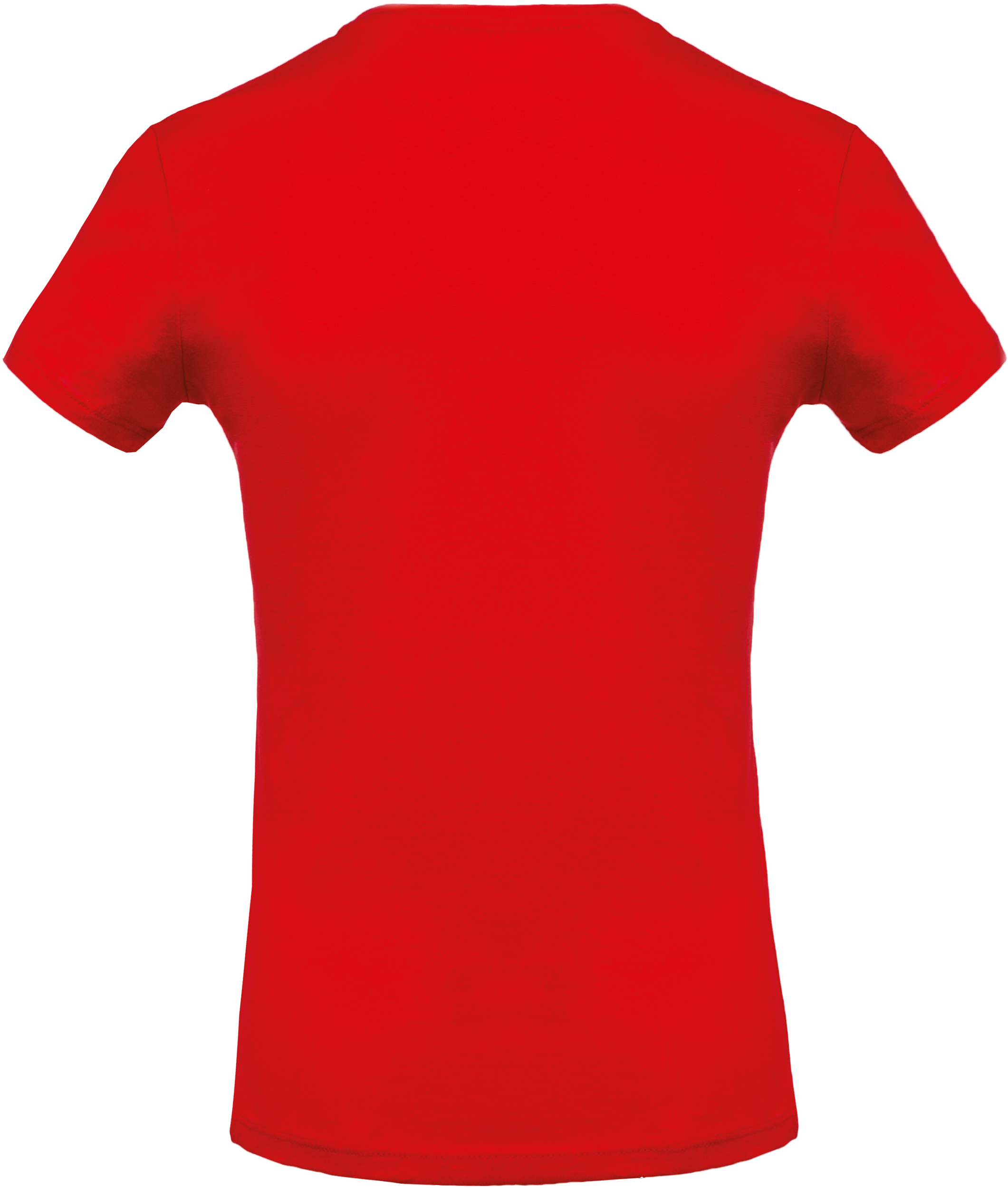 T-shirt de senhora com decote redondo de manga curta - Red