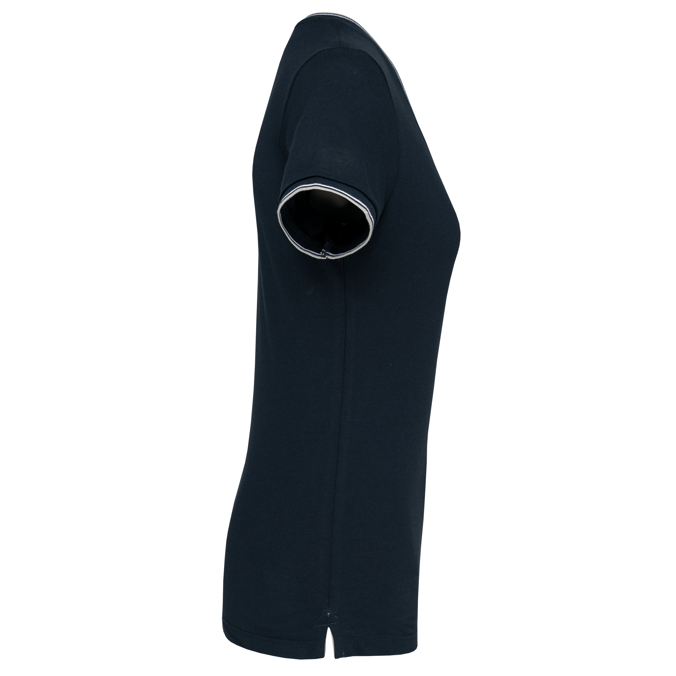 T-shirt maille piquée col V femme - Image 18