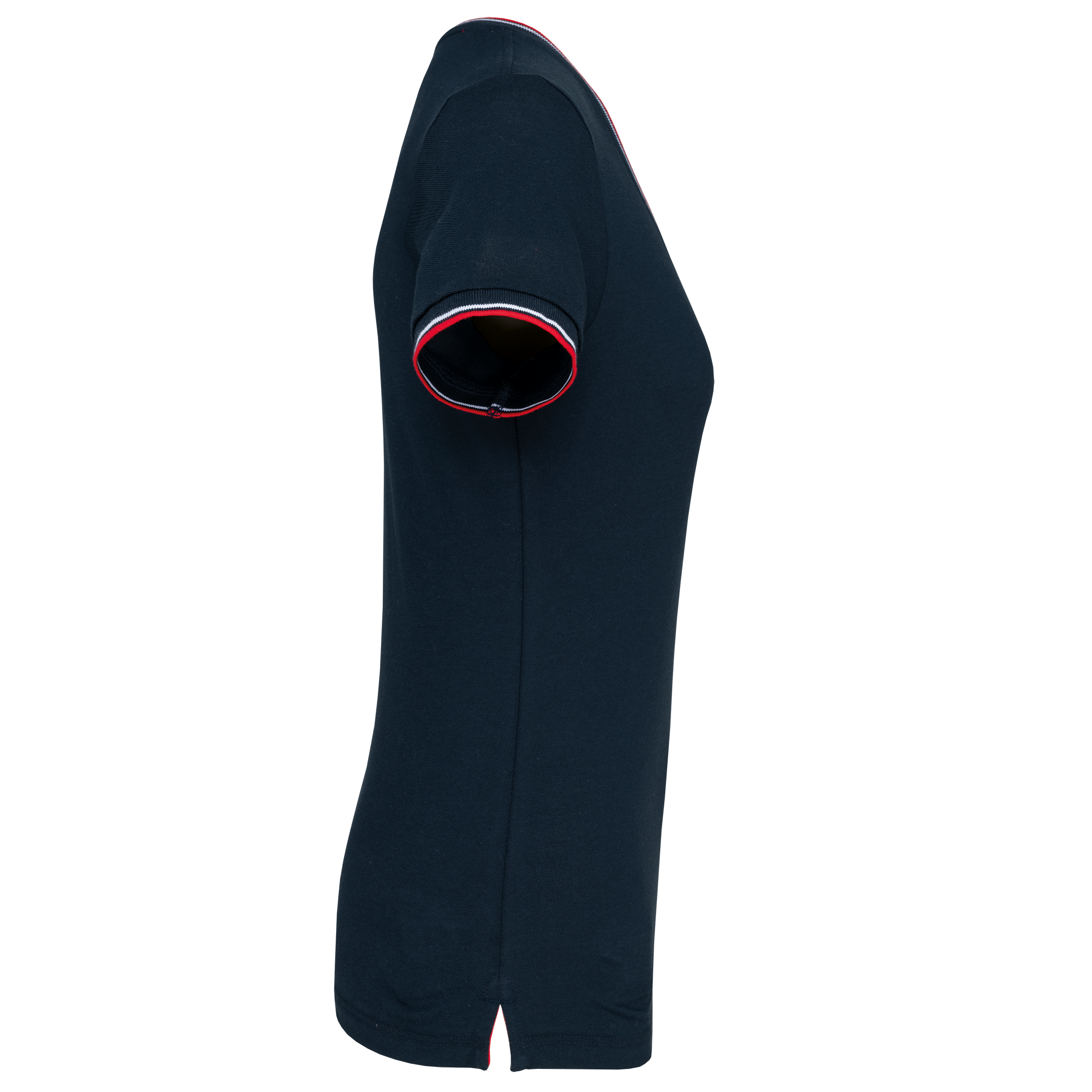 T-shirt maille piquée col V femme - Image 21