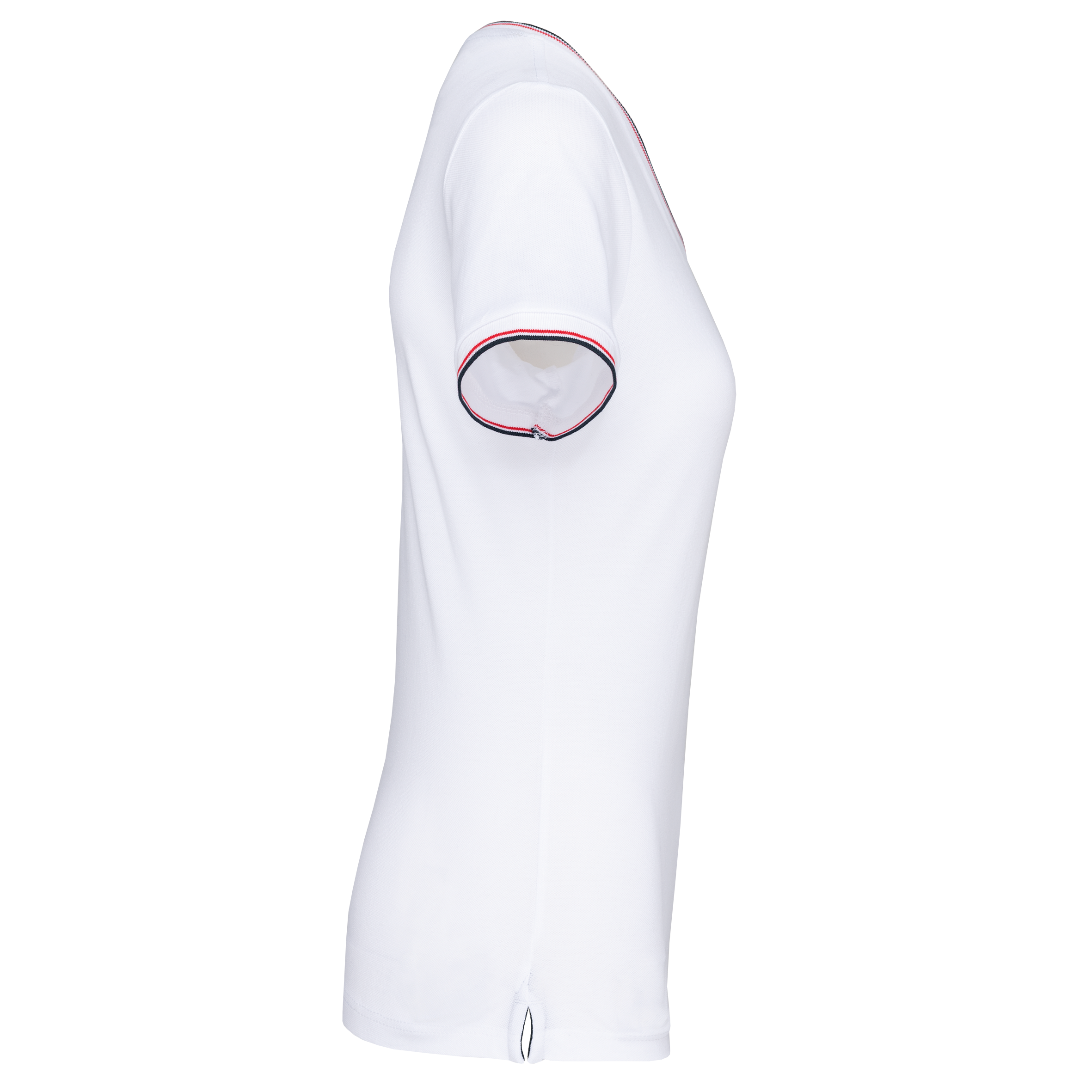 T-shirt maille piquée col V femme - Image 30