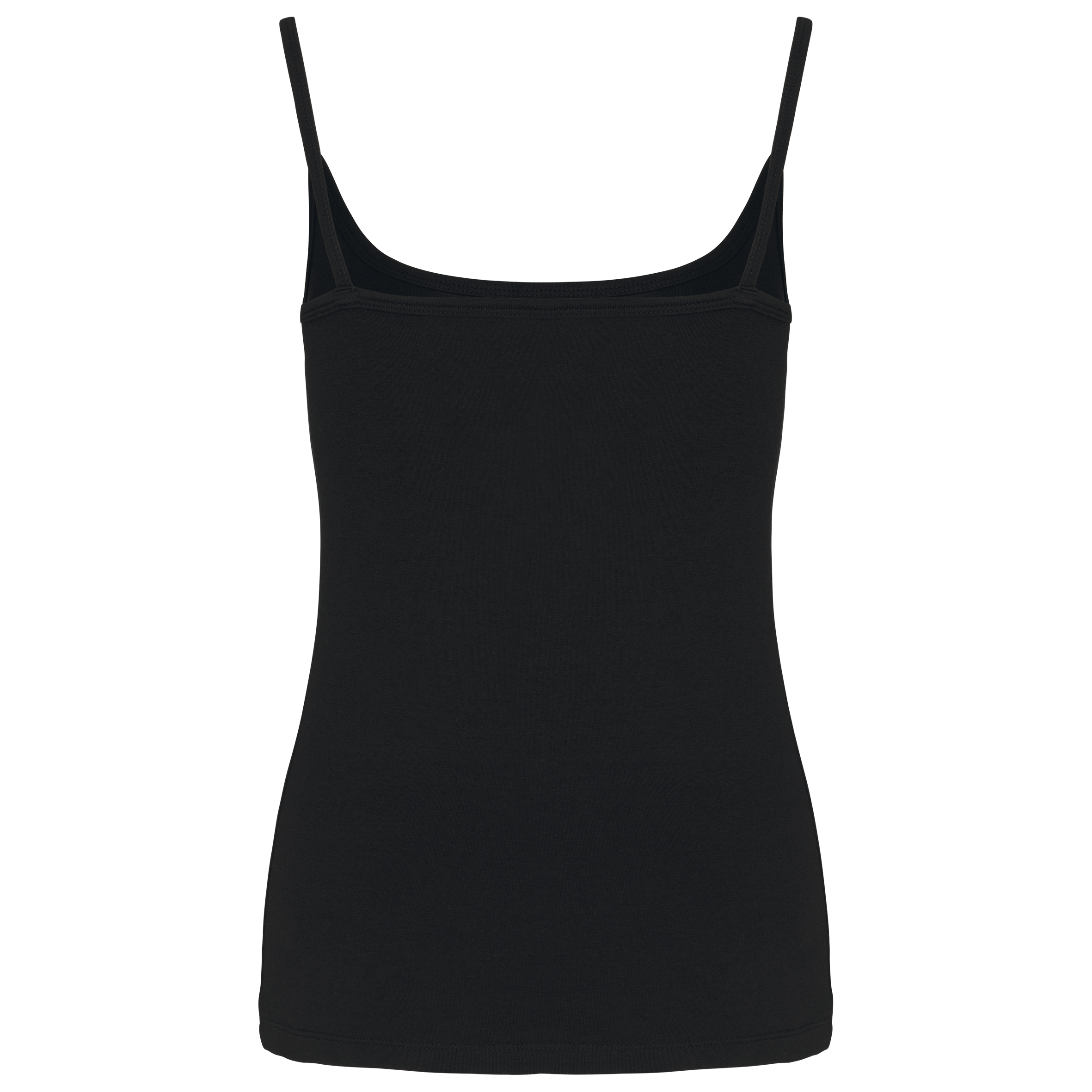 Top de alças de senhora - Black