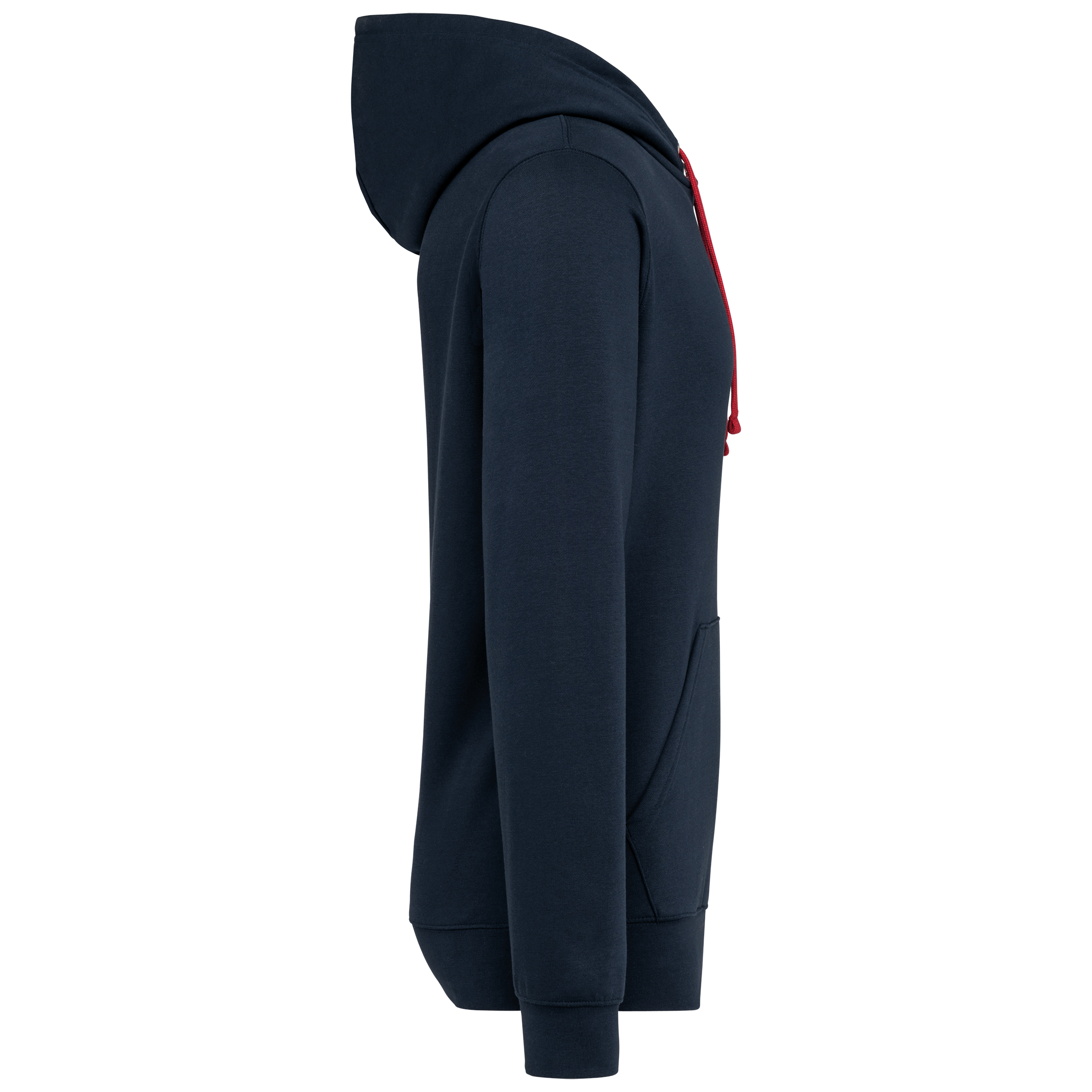 Sweat-shirt à capuche contrastée à motifs unisexe - Image 22