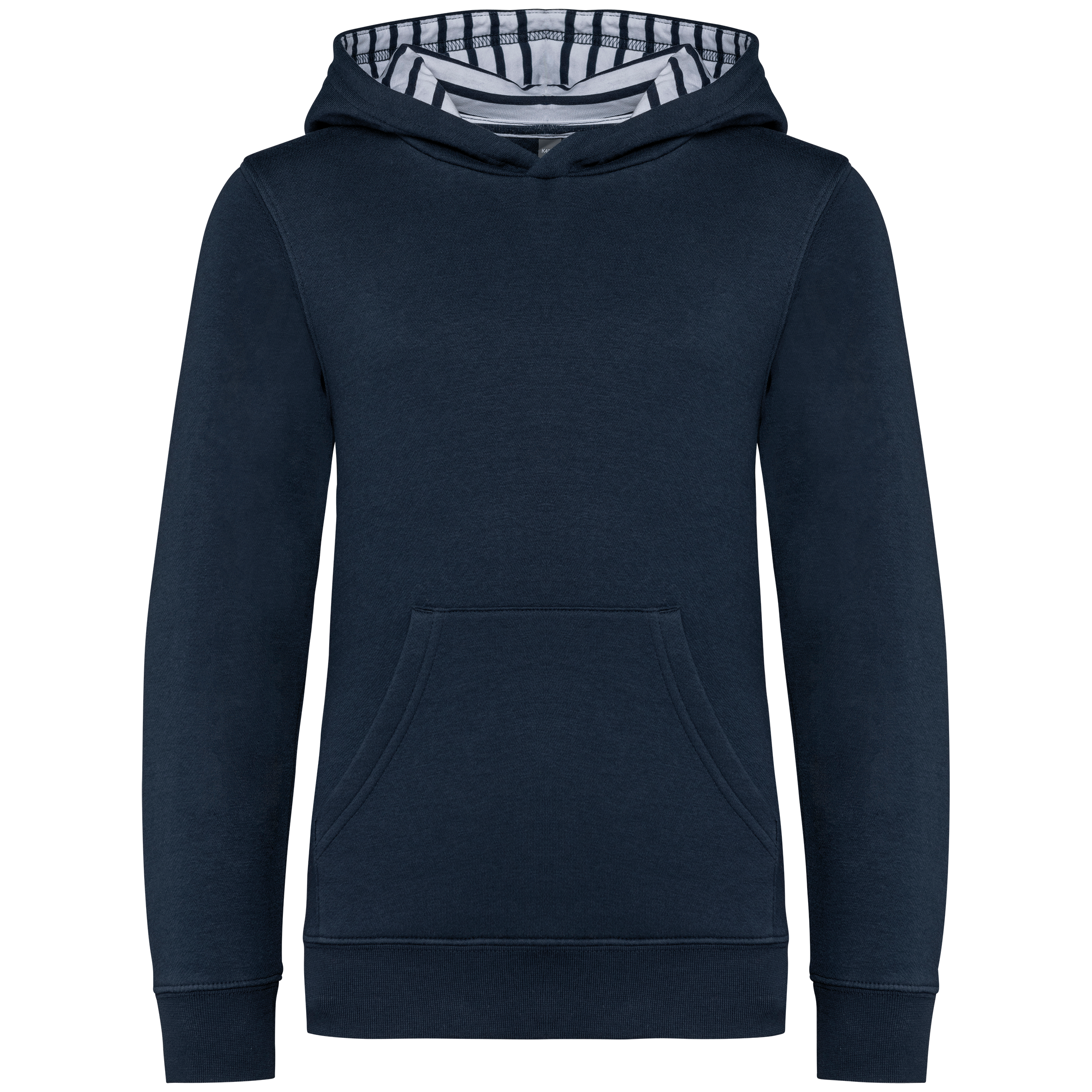 Sweat-shirt à capuche contrastée à motifs enfant unisexe - Image 27