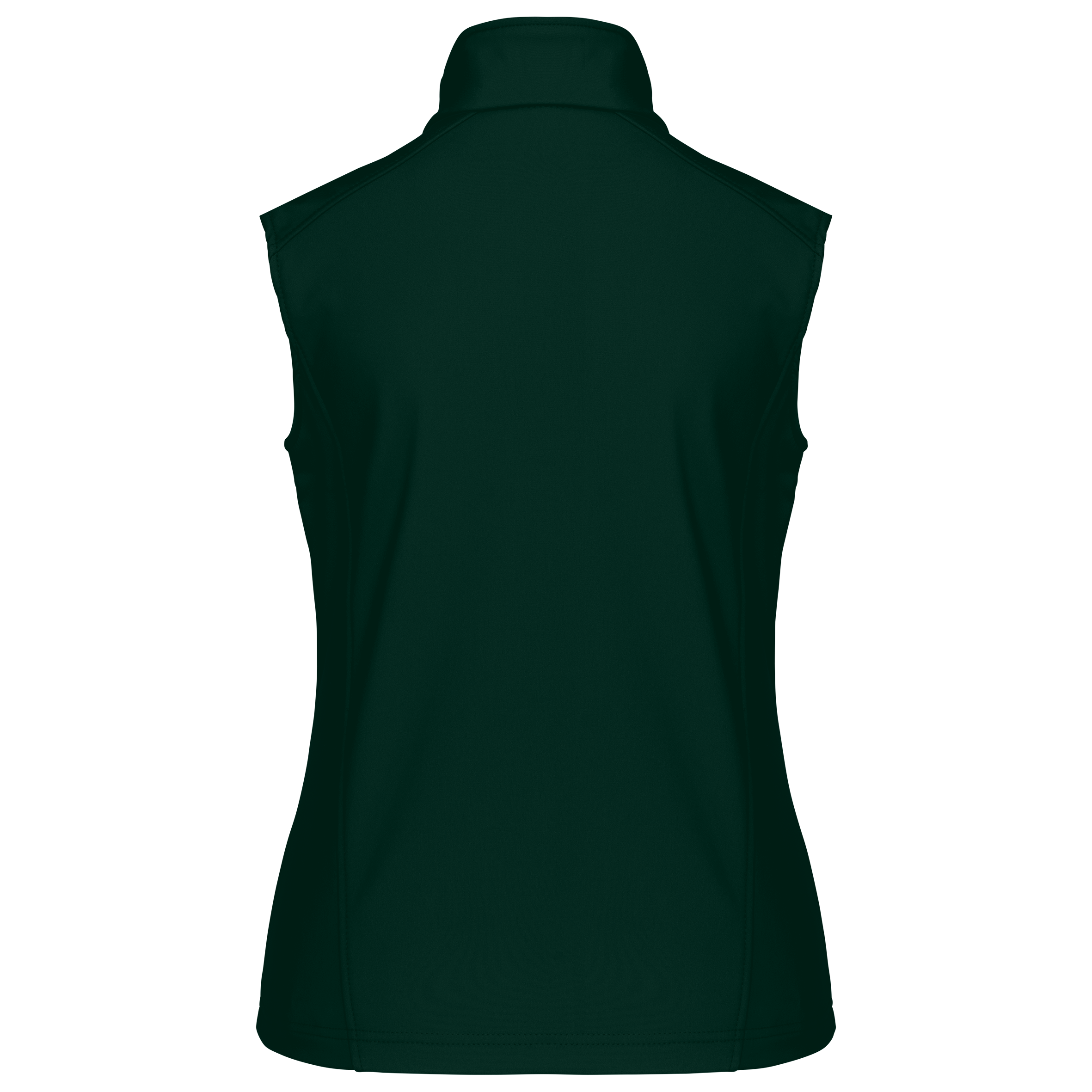 bottle green Chaleco sofshell mujer