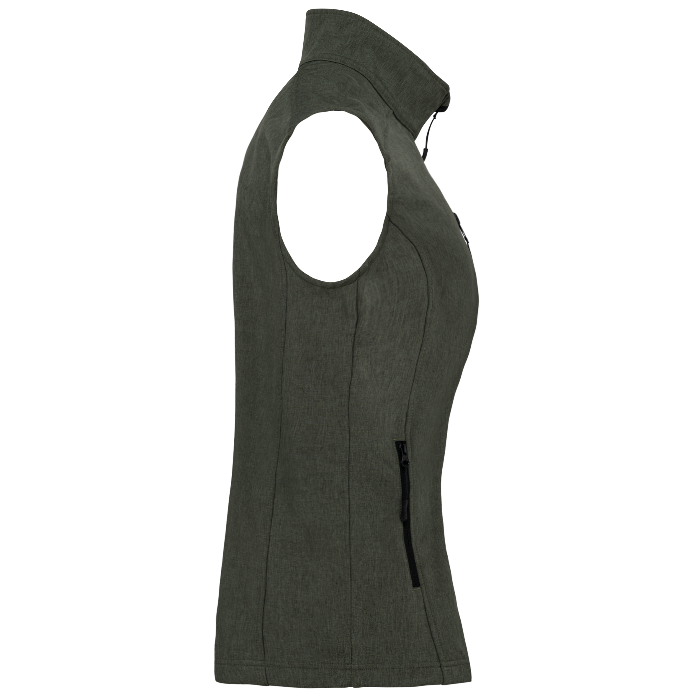 marl green Chaleco sofshell mujer