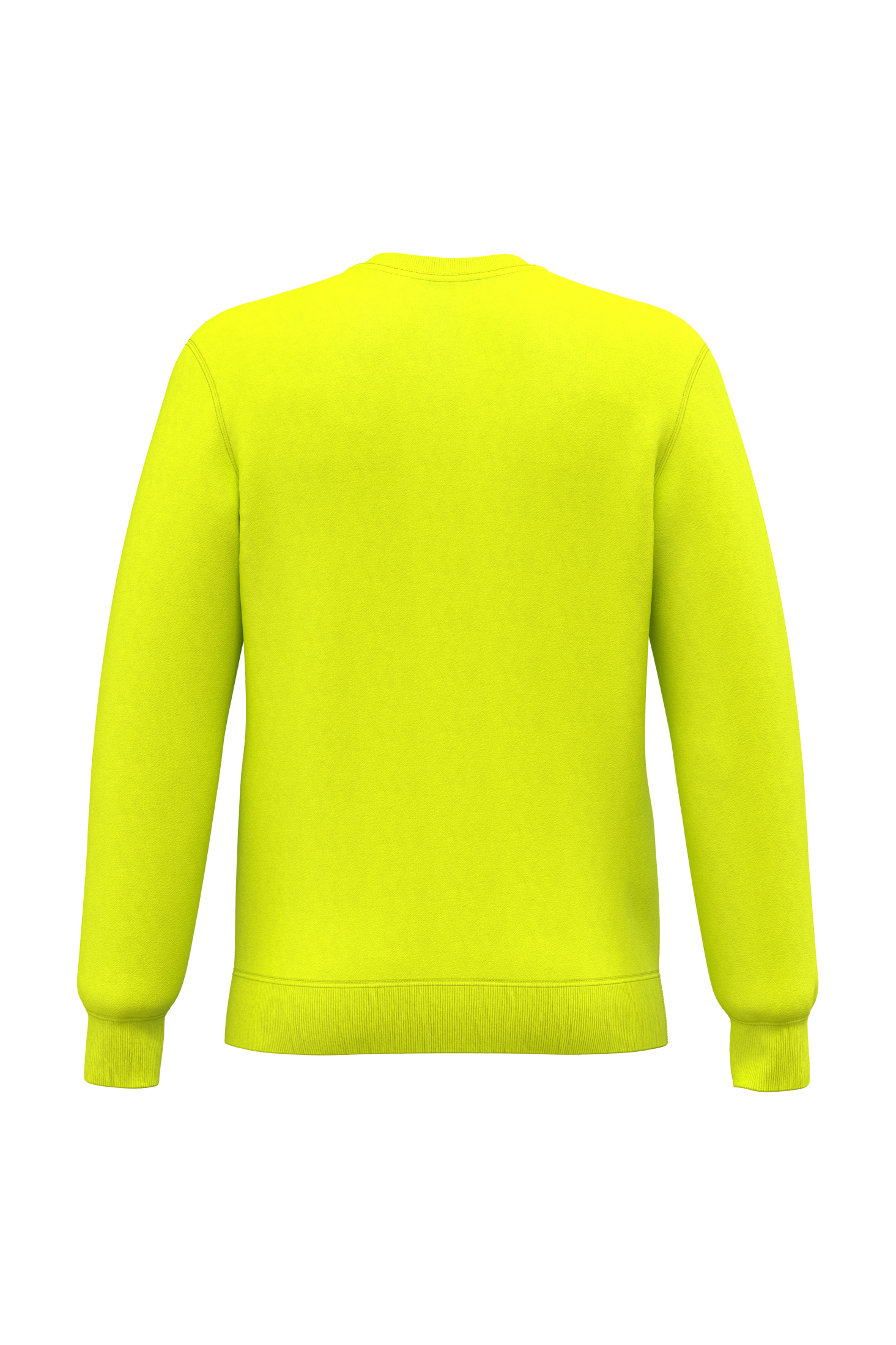 Sudadera cuello redondo reciclada unisex