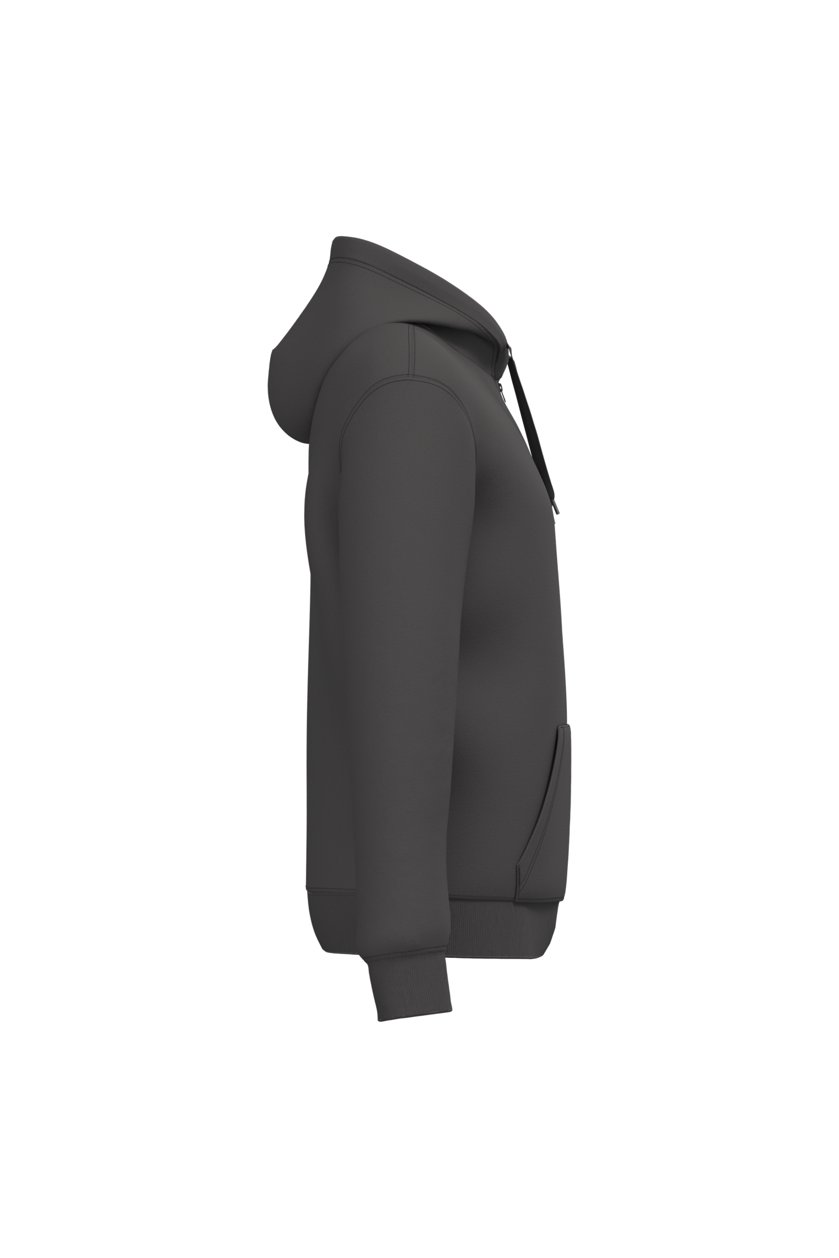 Sweat-shirt recyclé zippé à capuche unisexe - Image 24