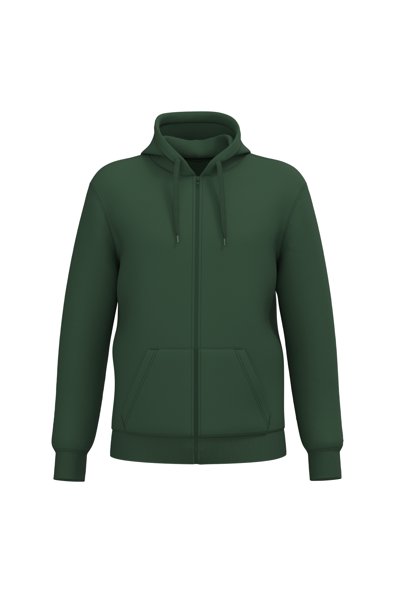 Sweat-shirt recyclé zippé à capuche unisexe - Image 26