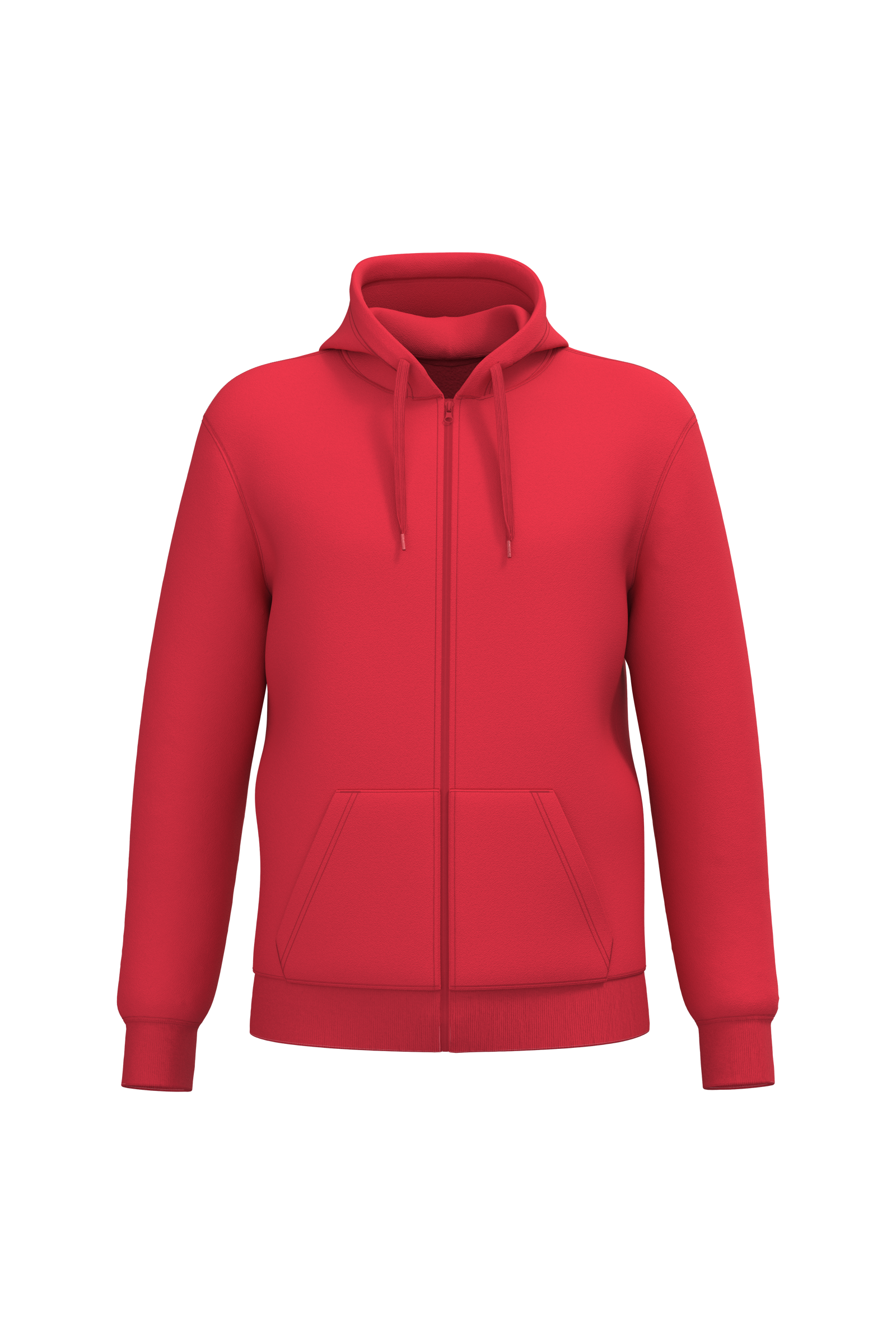 Sweat-shirt recyclé zippé à capuche unisexe - Image 41