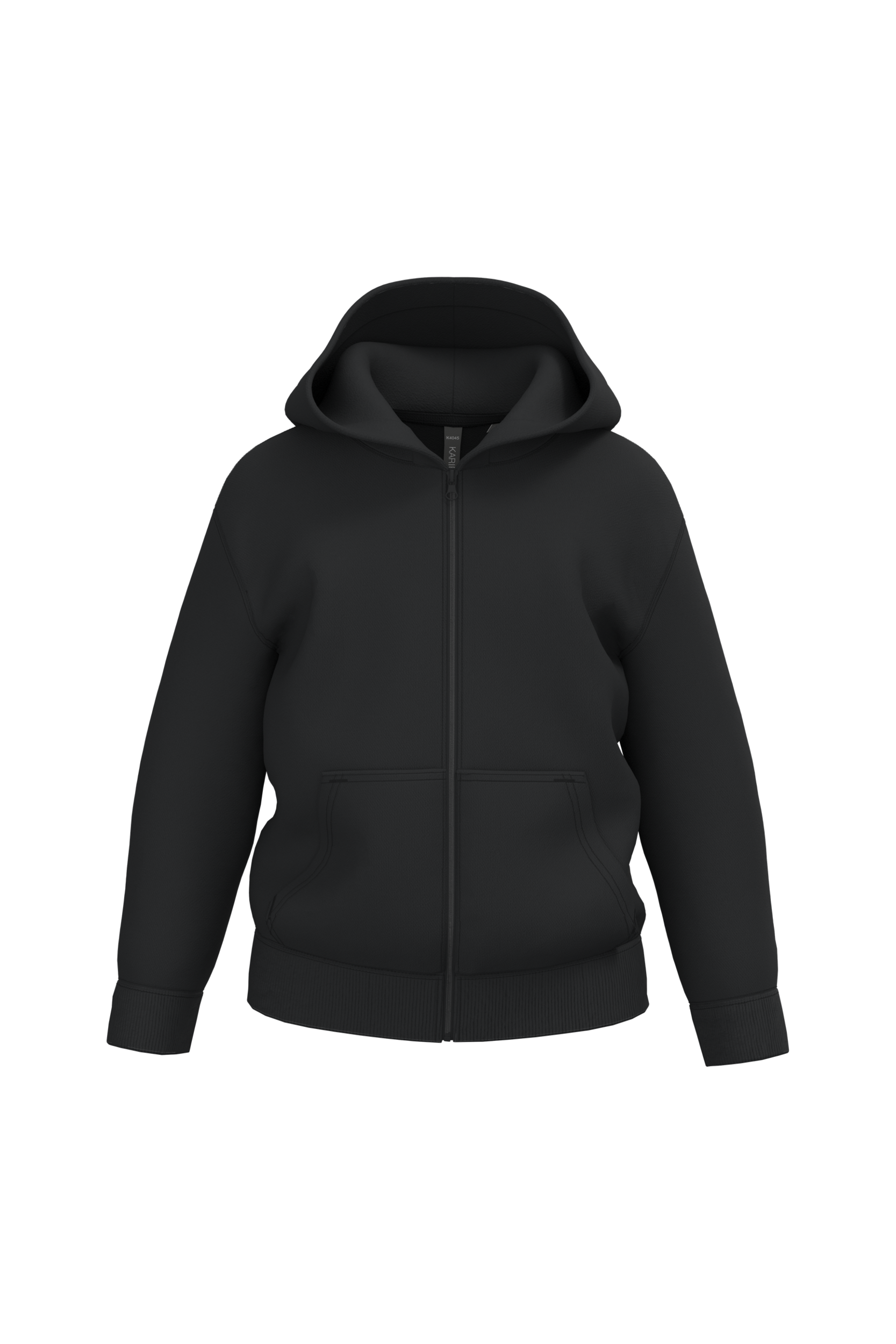 Sweat-shirt recyclé zippé à capuche enfant - Image 14