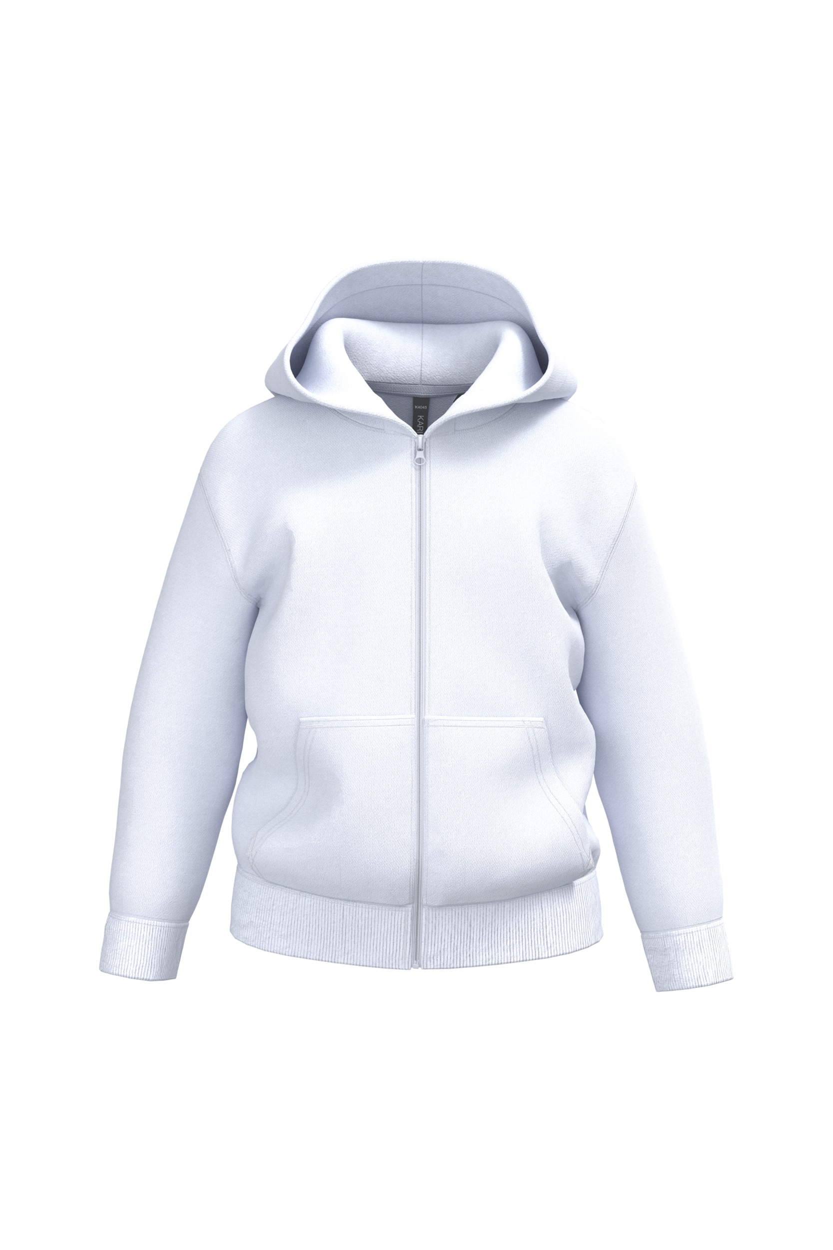 Sweat-shirt recyclé zippé à capuche enfant - Image 23