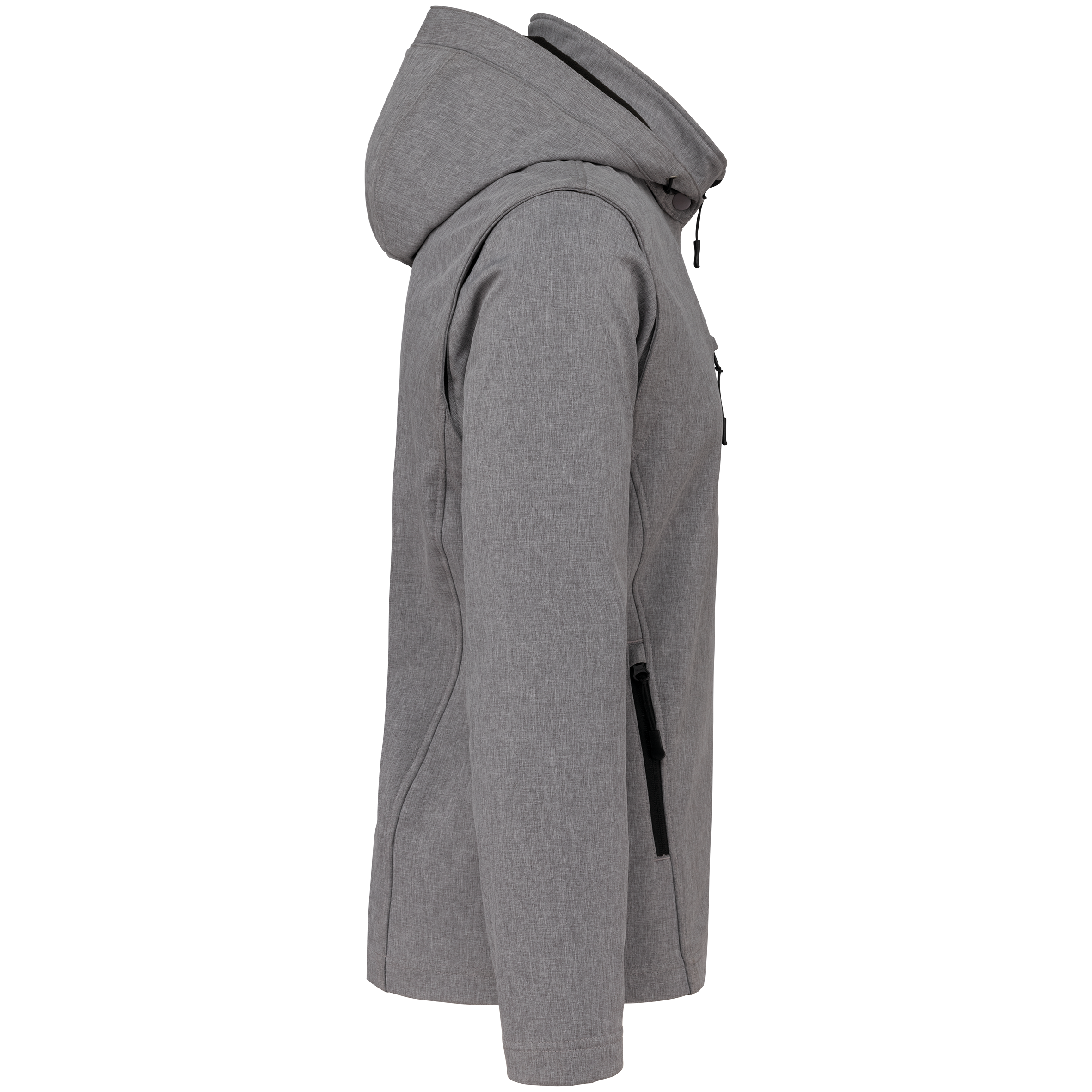 Veste Softshell 3 couches à capuche avec manches amovibles unisexe - Image 27