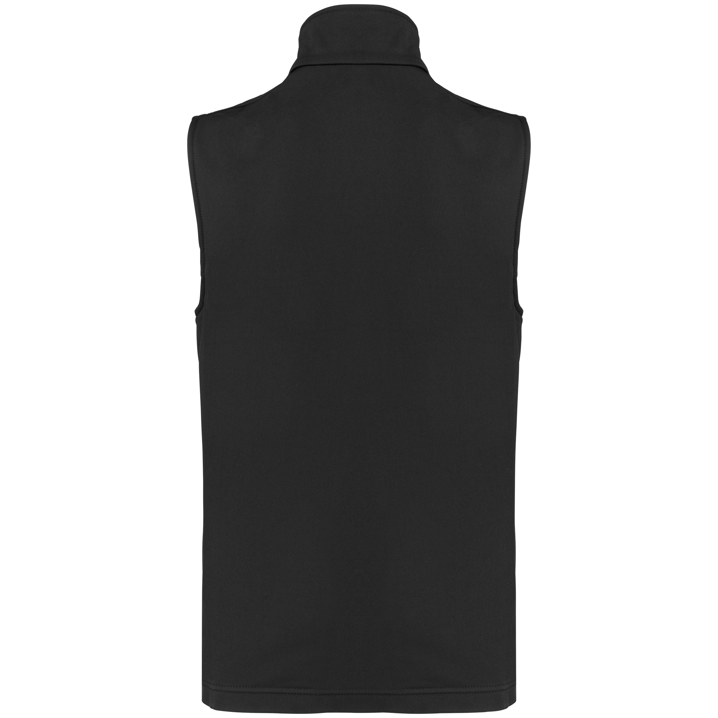 Colete softshell 2 camadas eco-responsável unissexo - Black