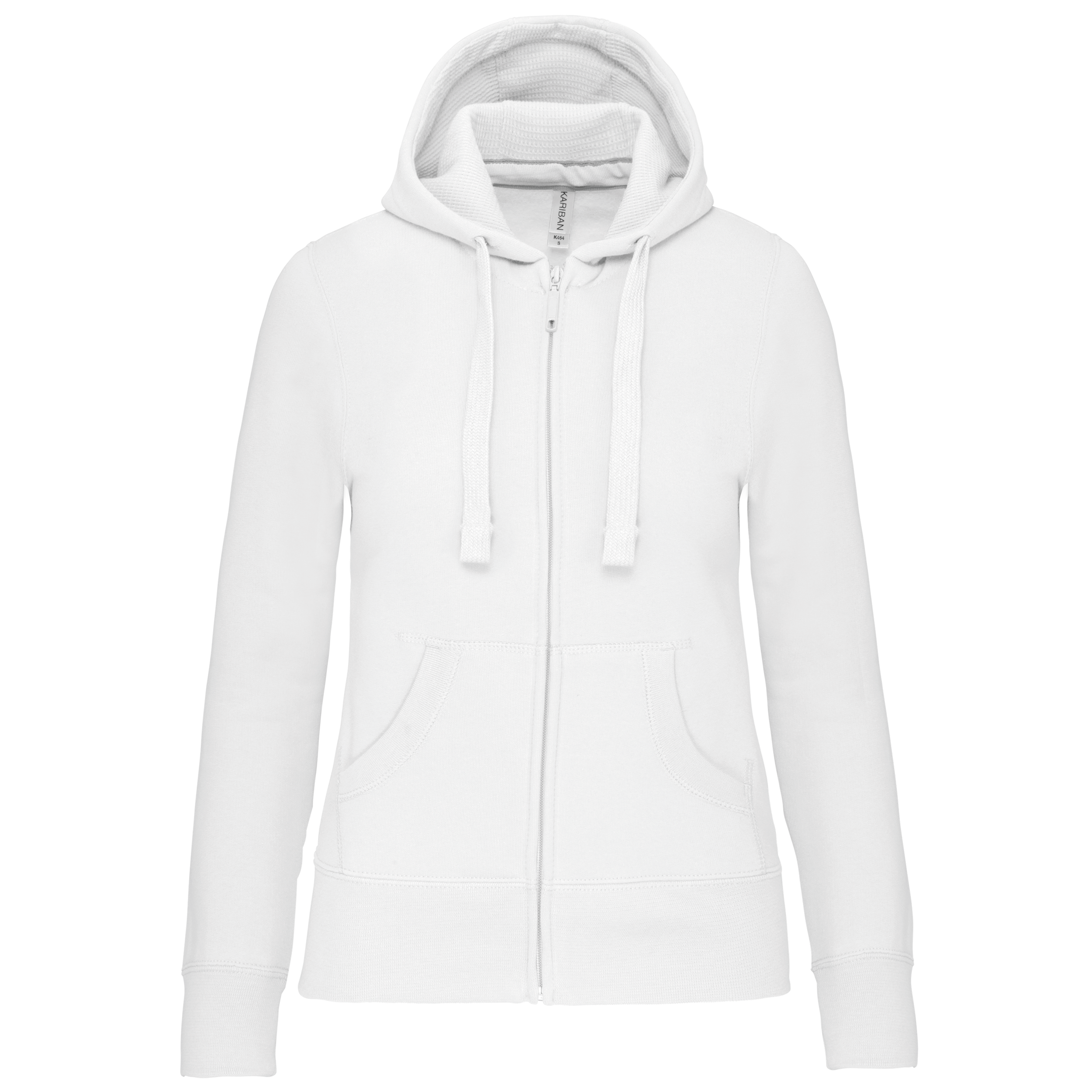 Sweat-shirt zippé capuche femme - Image 38