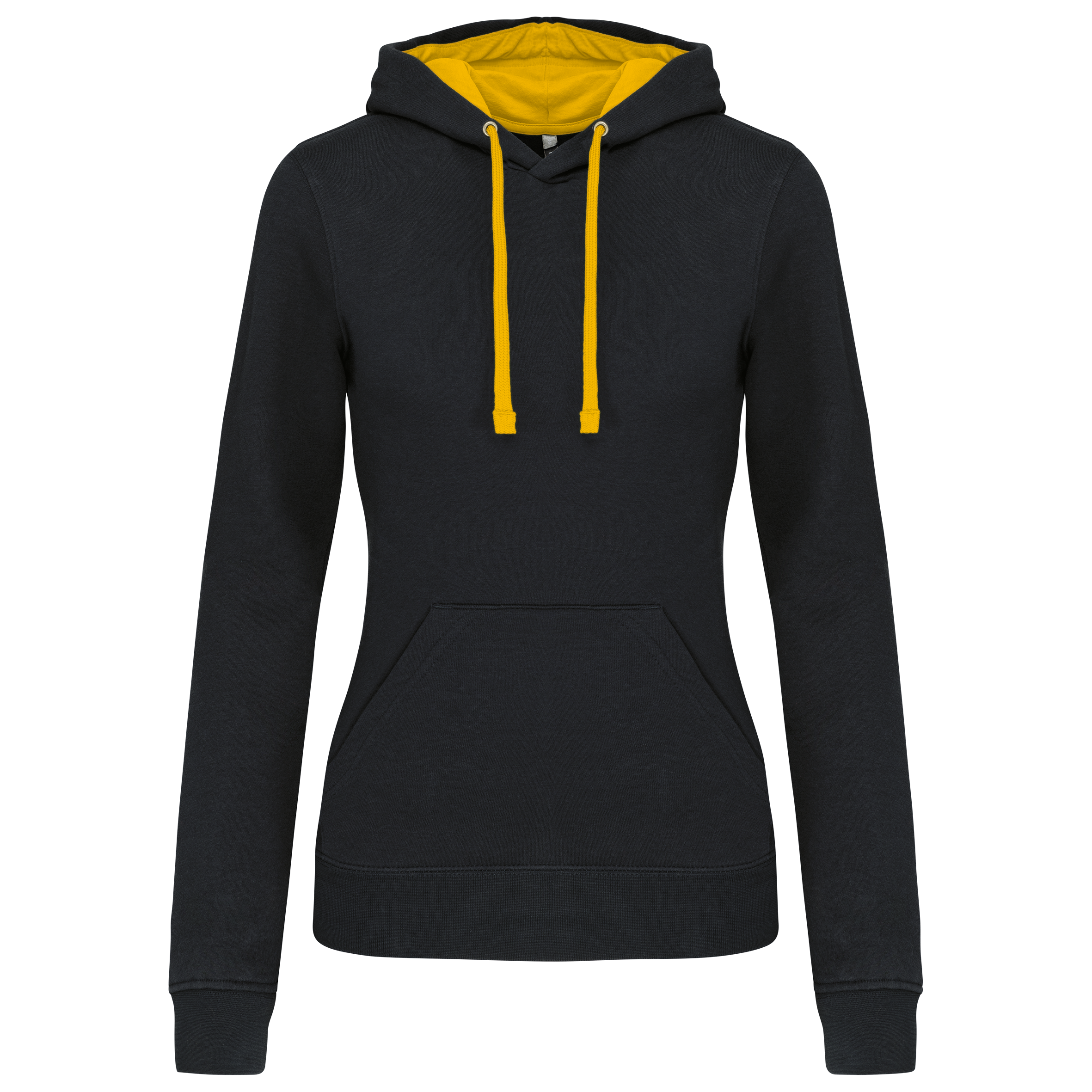 Sweat-shirt capuche contrastée femme - Image 19