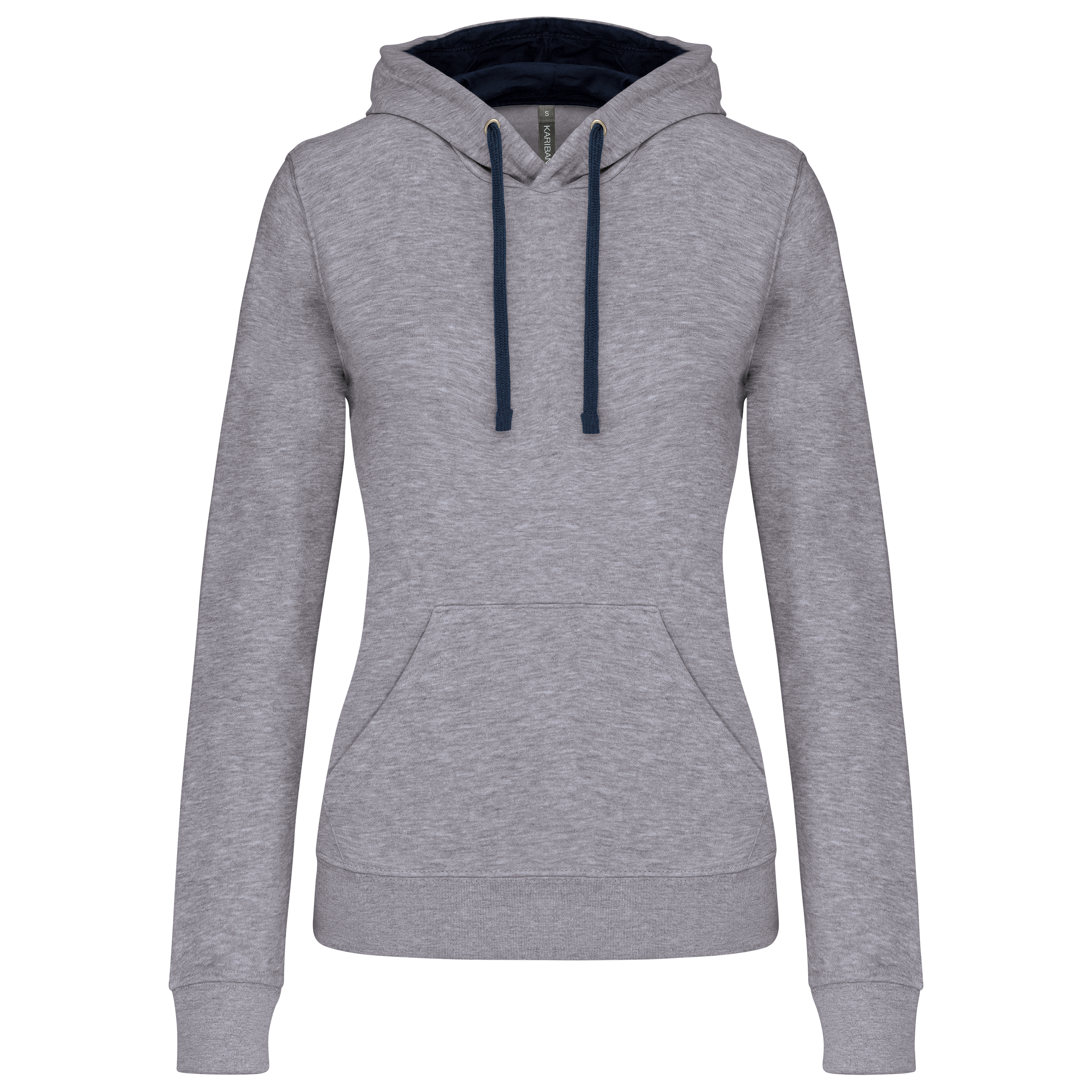 Sweat-shirt capuche contrastée femme - Image 46