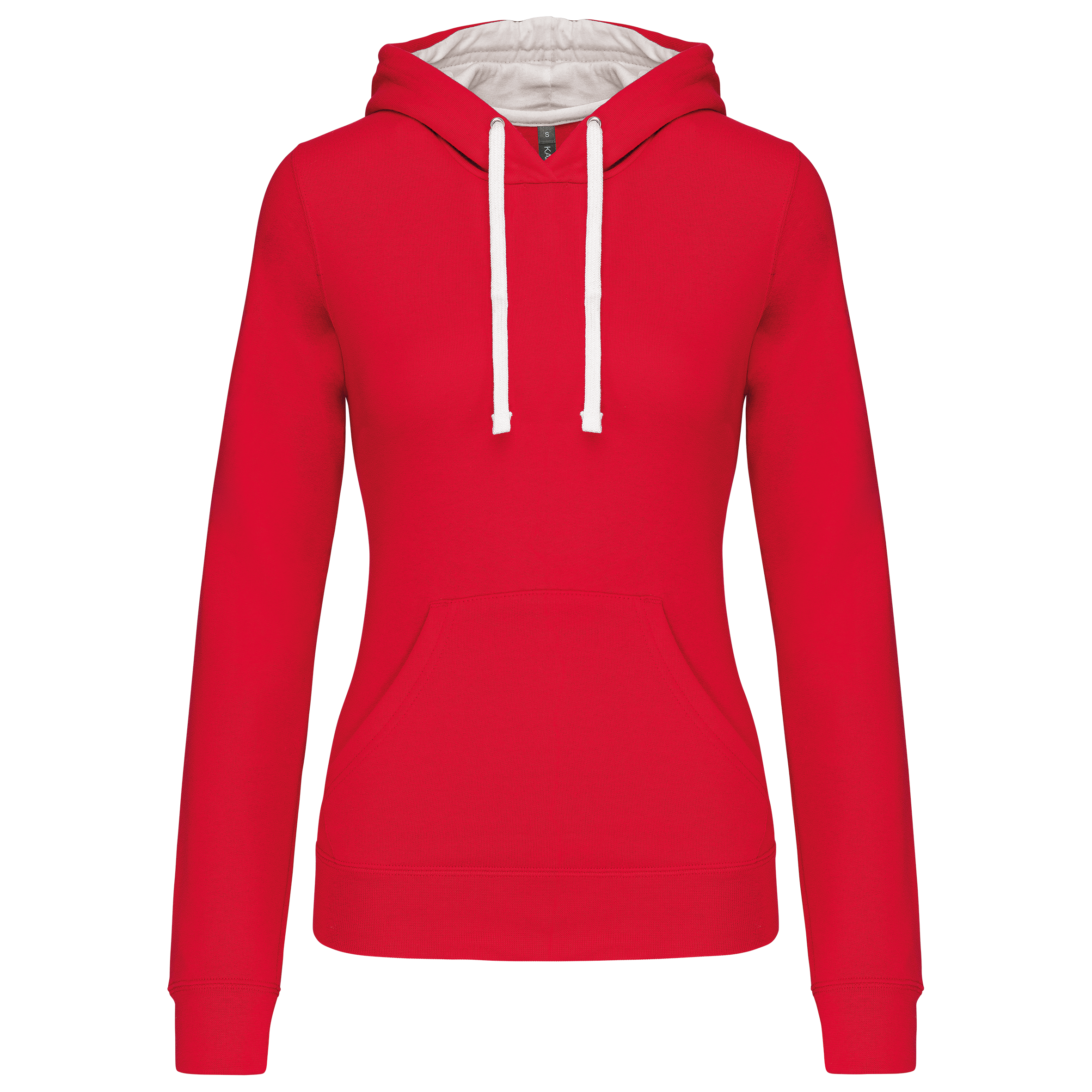 Sweat-shirt capuche contrastée femme - Image 52