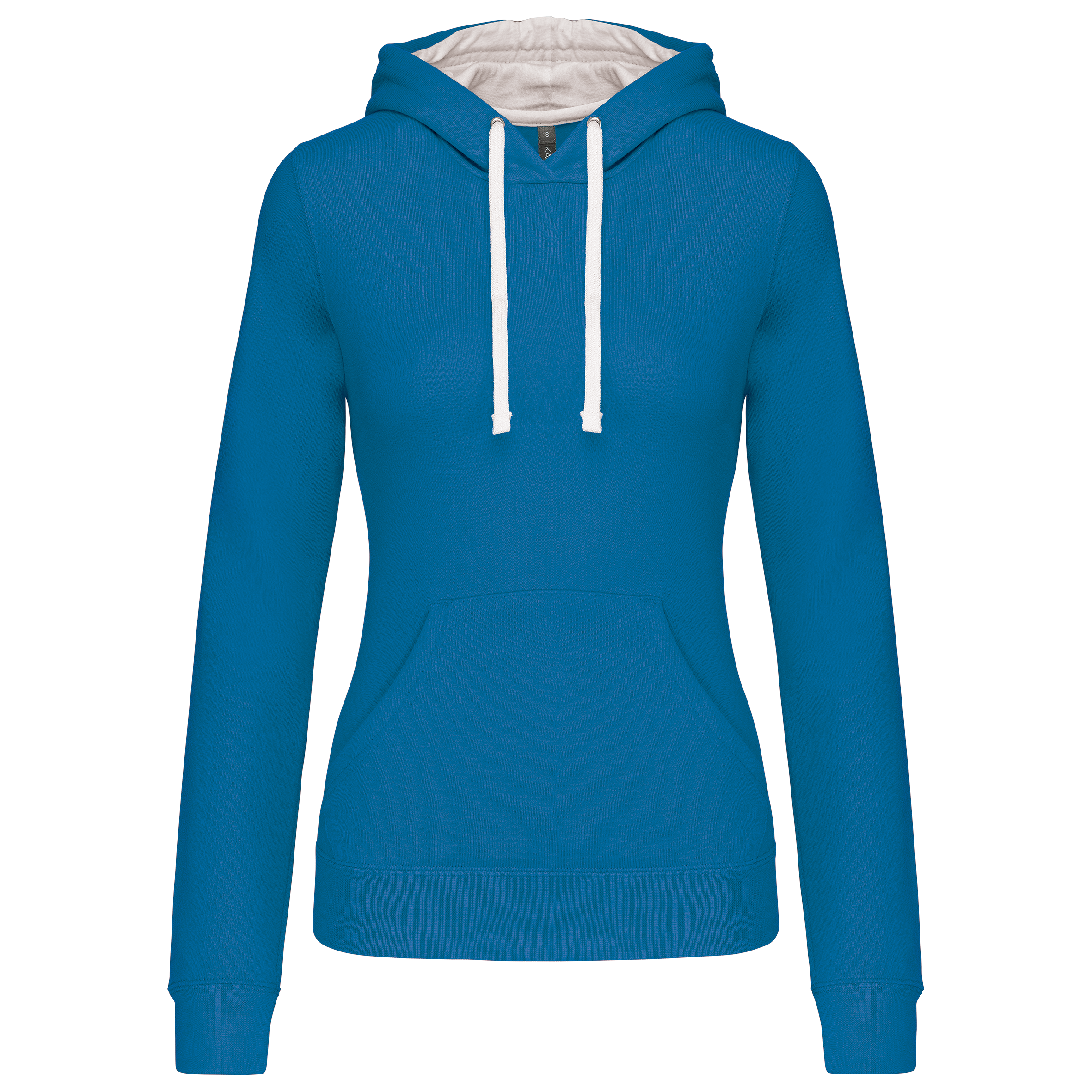 Sweat-shirt capuche contrastée femme - Image 58