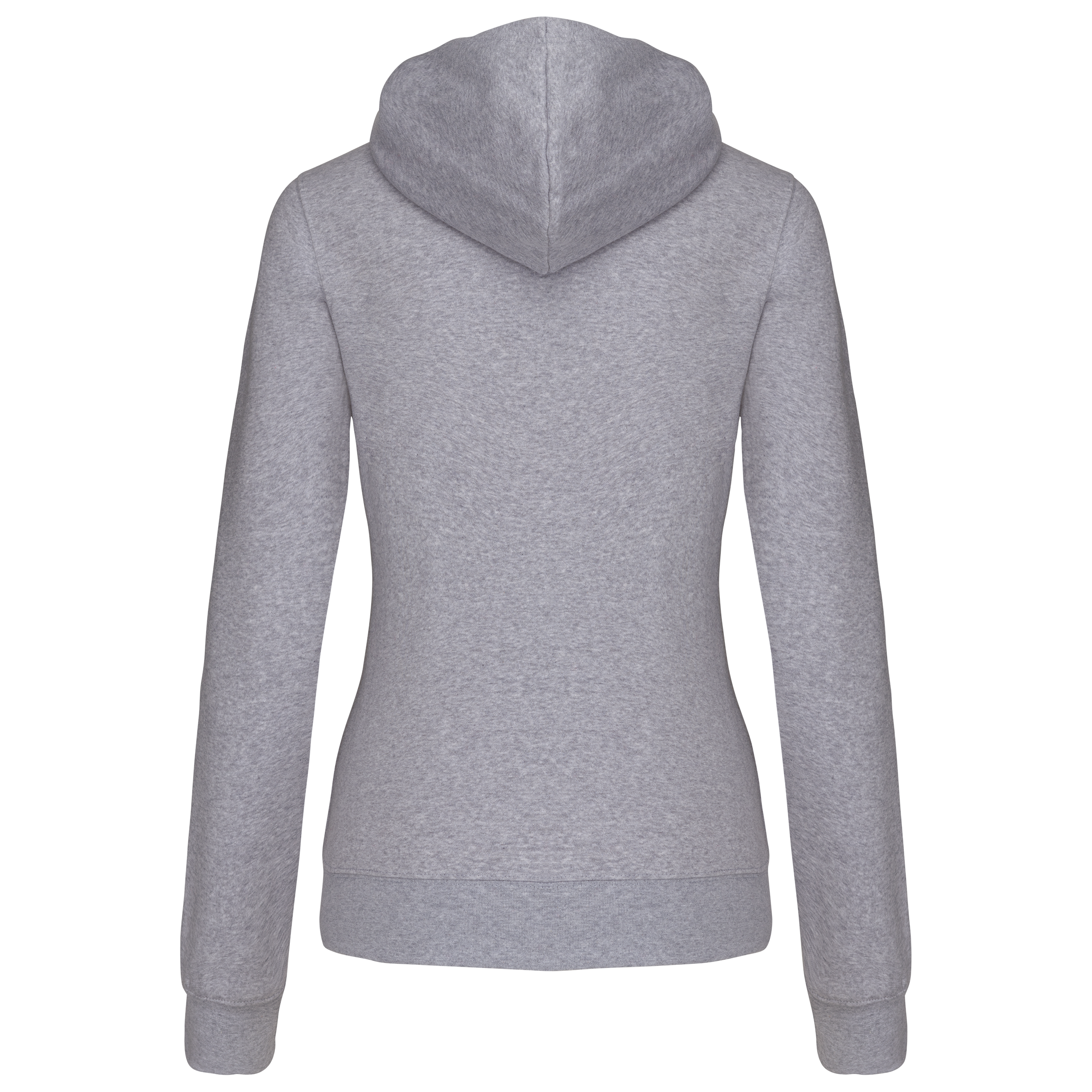 Sweat-shirt zippé capuche contrastée femme - Image 25