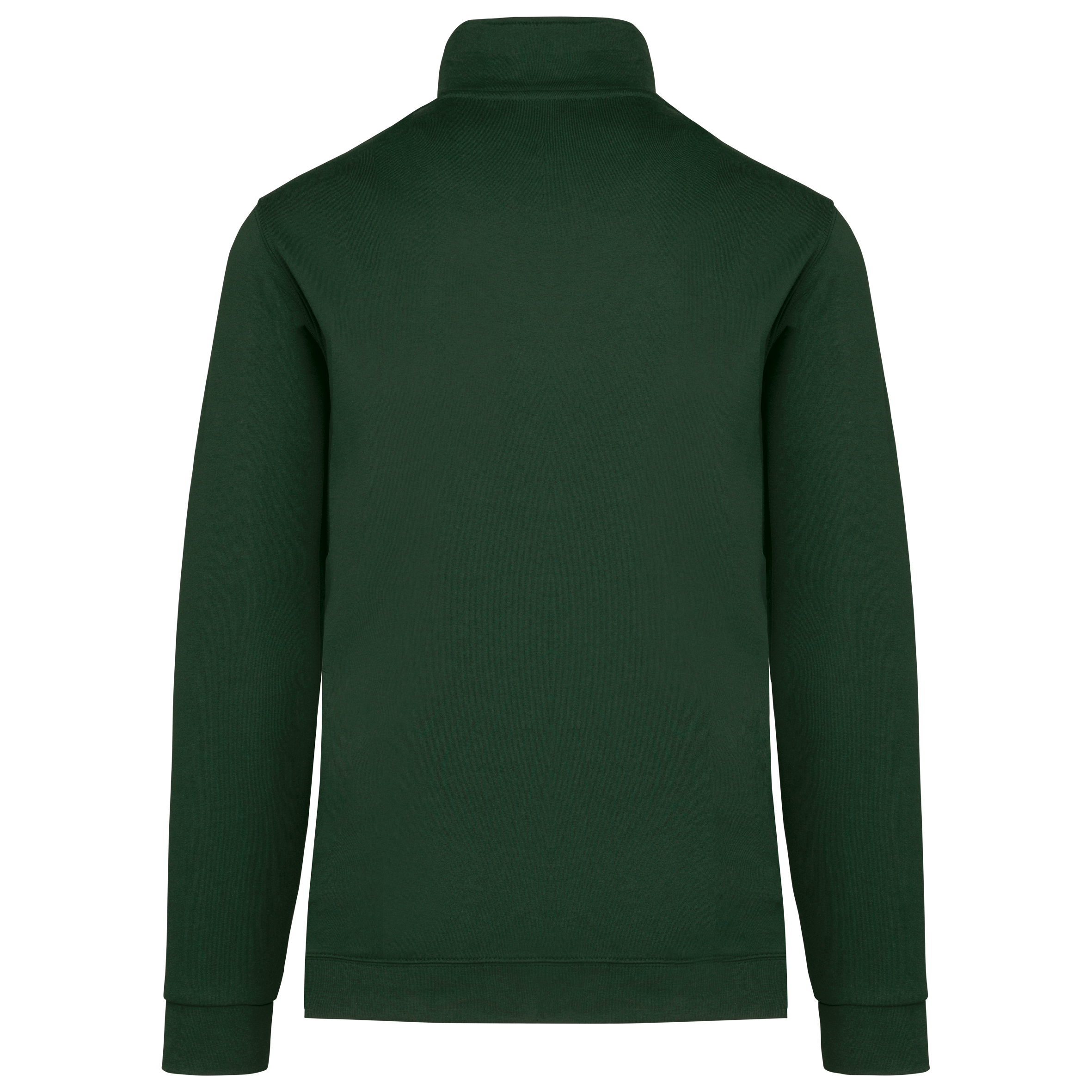 Casaco cardado com fecho - Forest Green